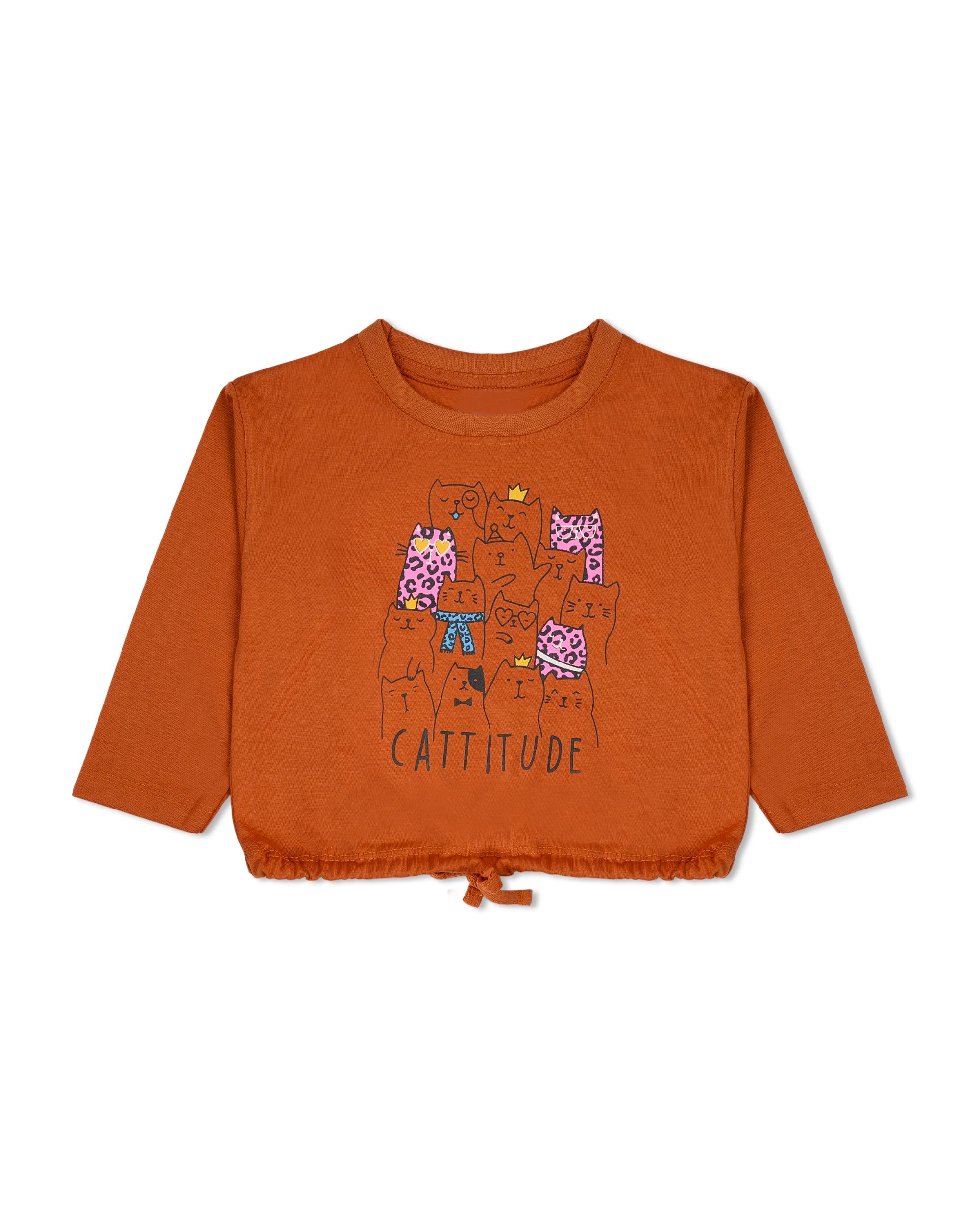 Valuables Girls Full Sleeves T-Shirt