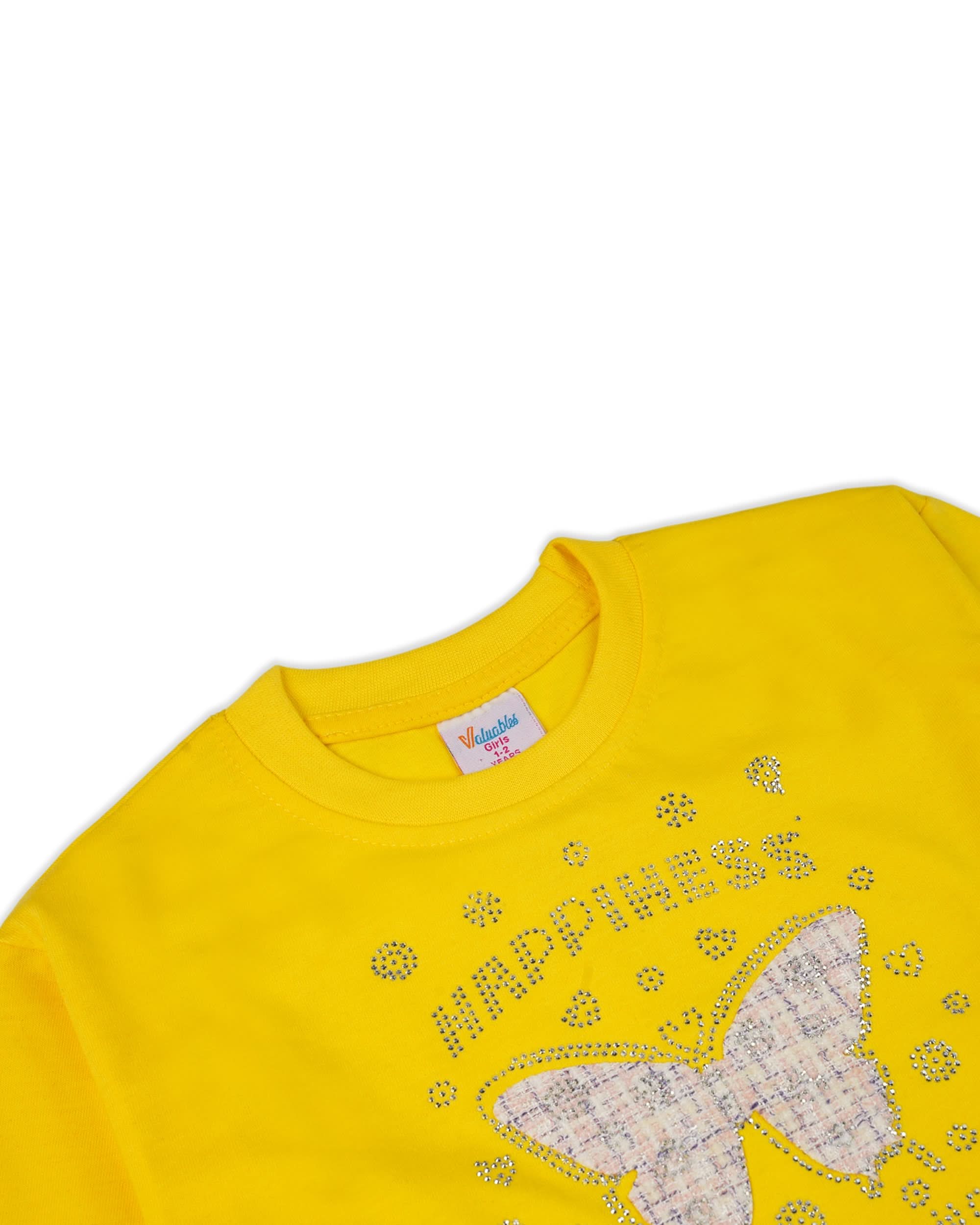 Valuables Girls Full Sleeves T-Shirt, Girls T-Shirts, Chase Value, Chase Value