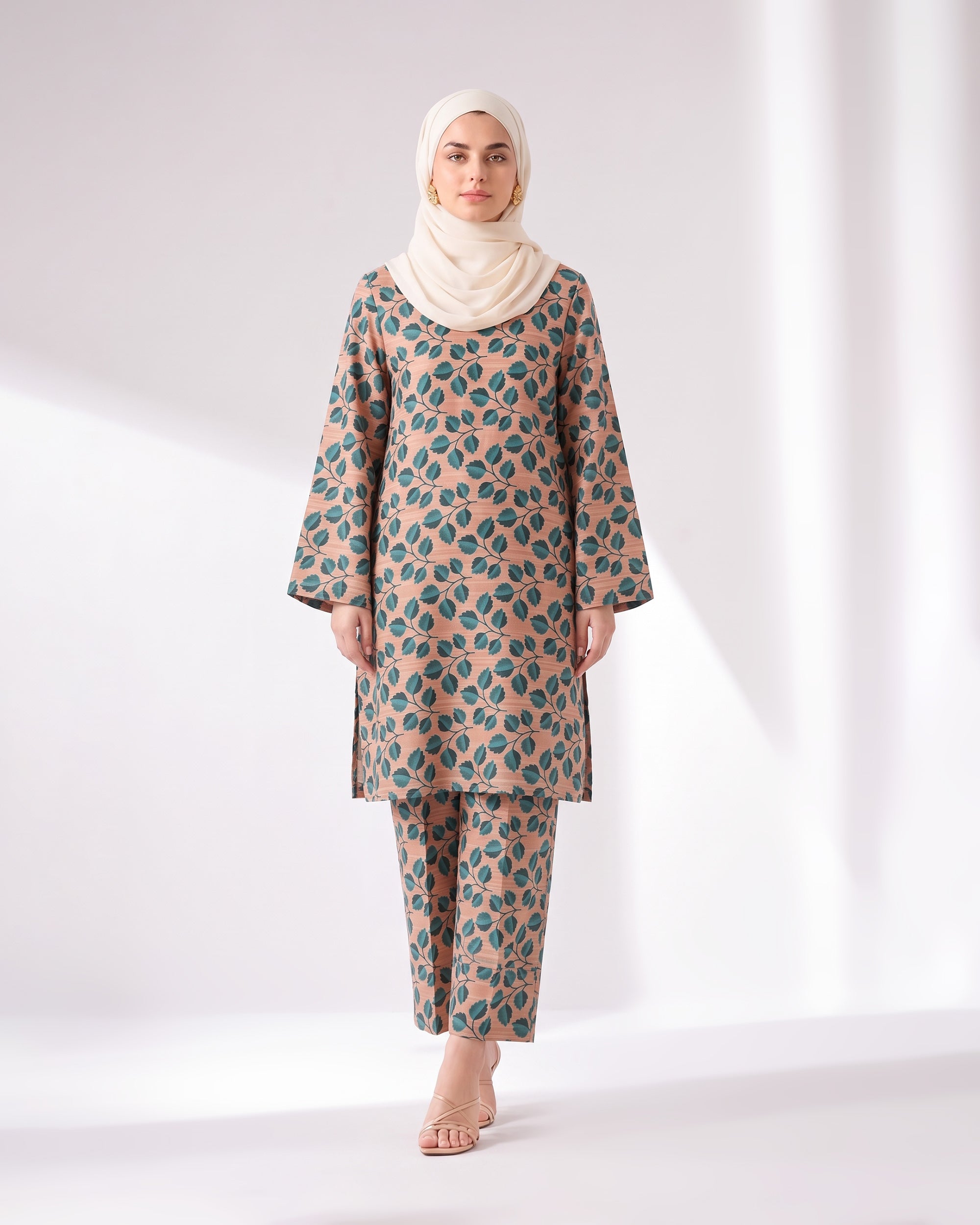 Women's Unstitched Printed 2 Pc Suit