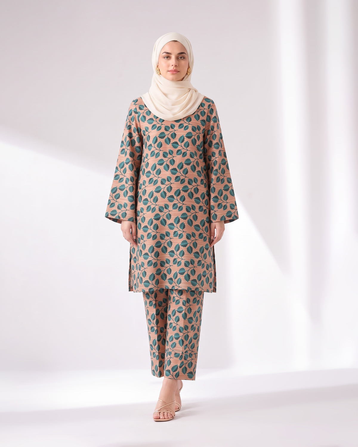 Women's Unstitched Printed 2 Pc Suit