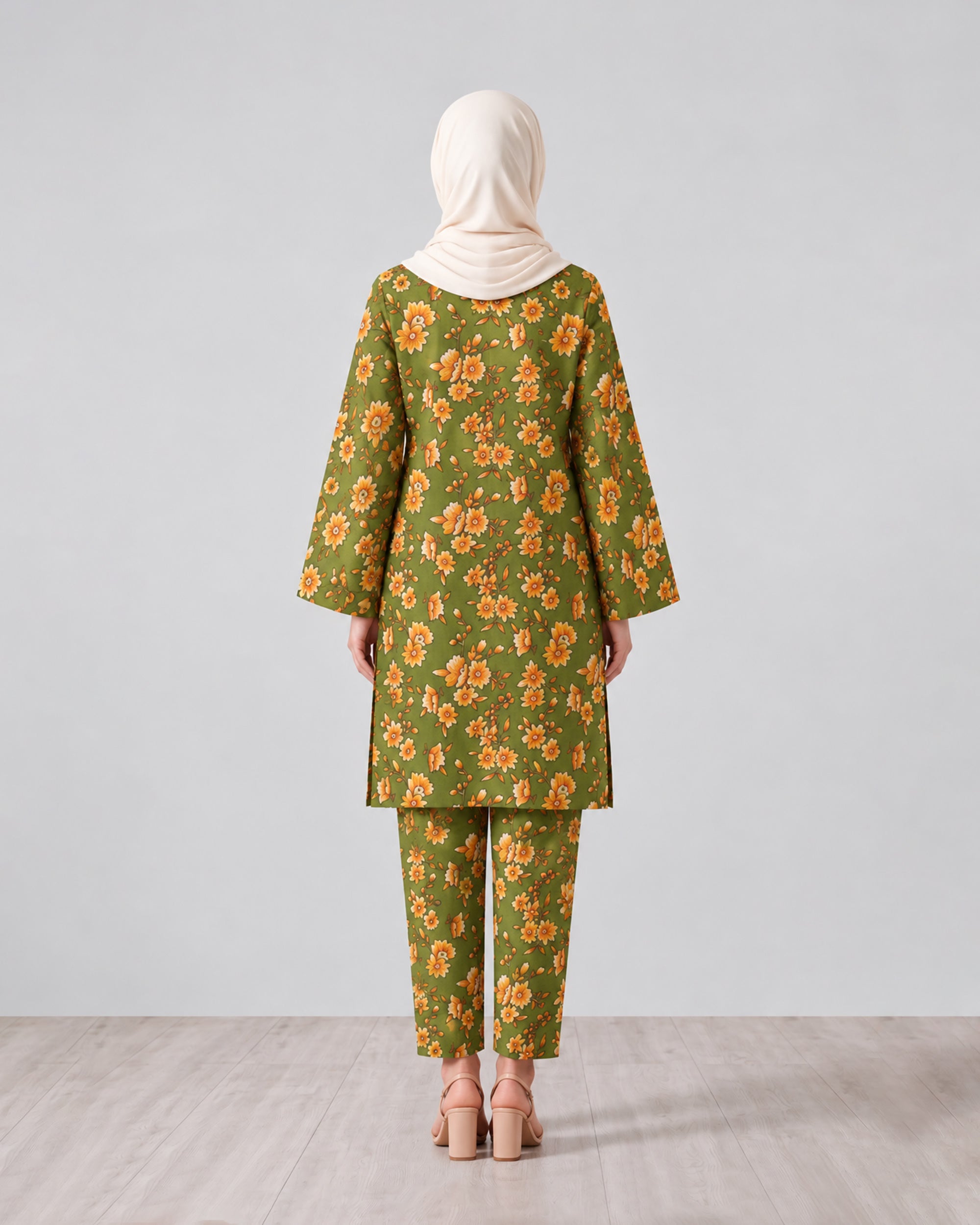 Women's Unstitched Printed 2 Pc Suit