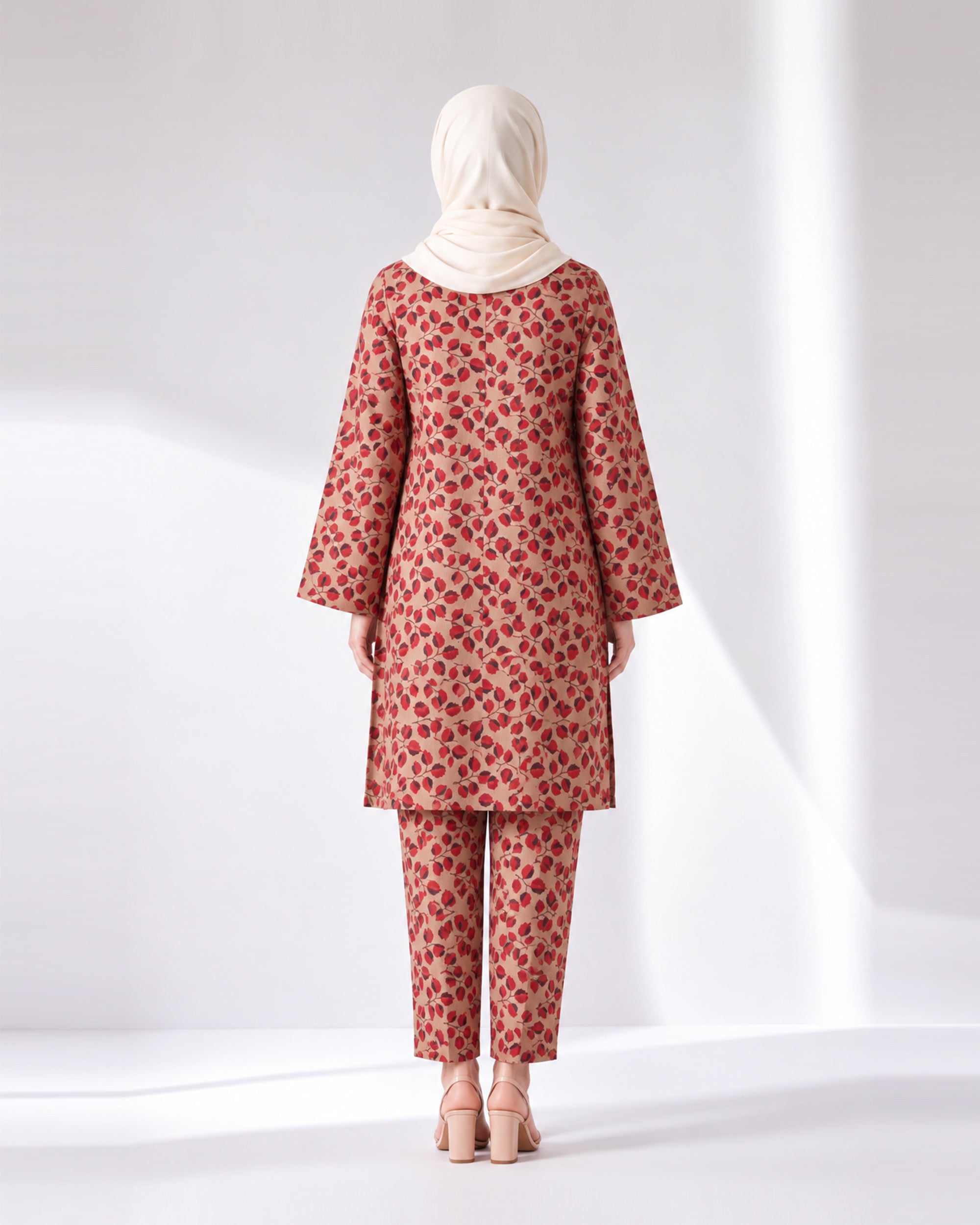 Women's Unstitched Printed 2 Pc Suit