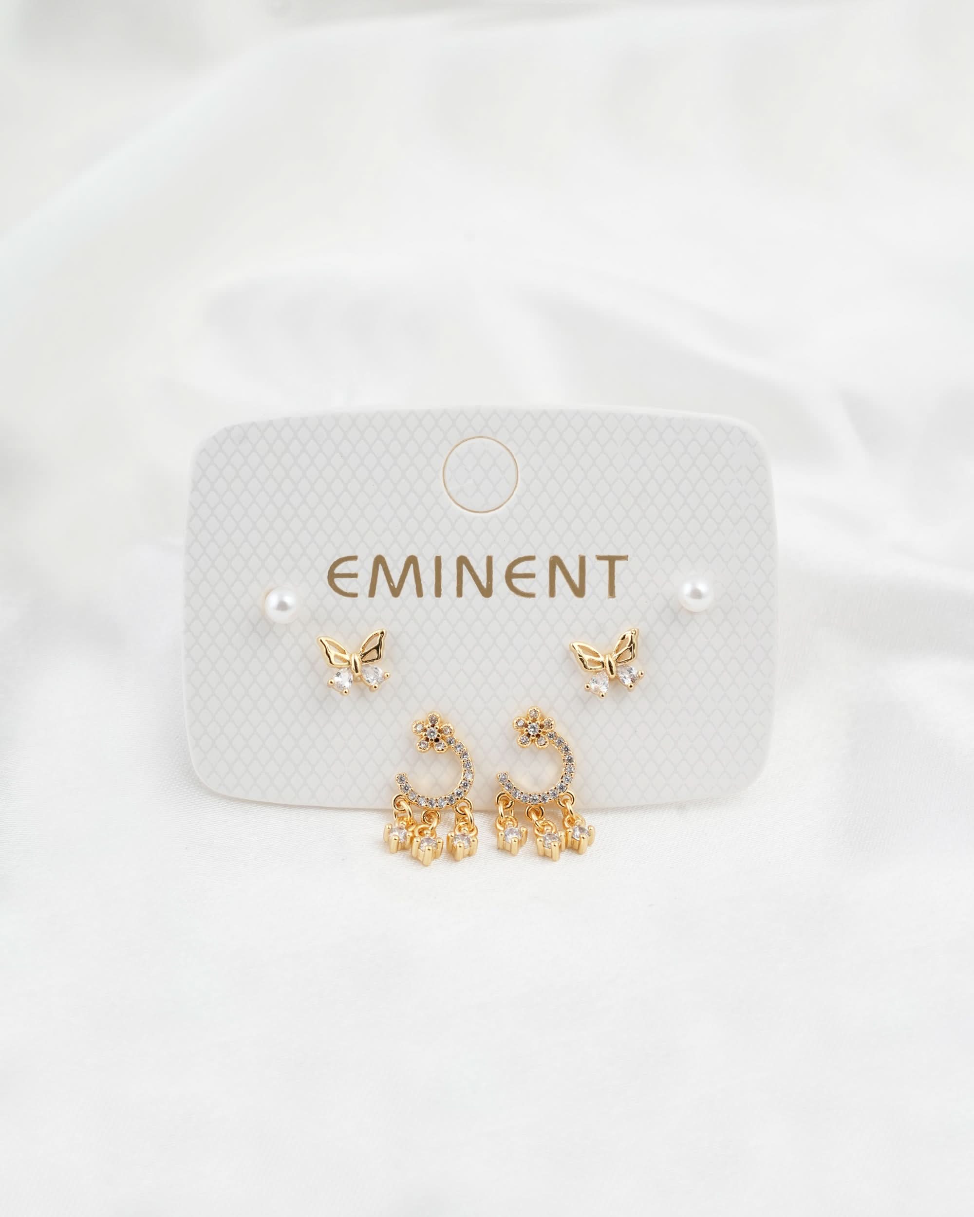 Eminent Women's Ear Top 3Pcs, Women Earrings & Tops, Eminent, Chase Value