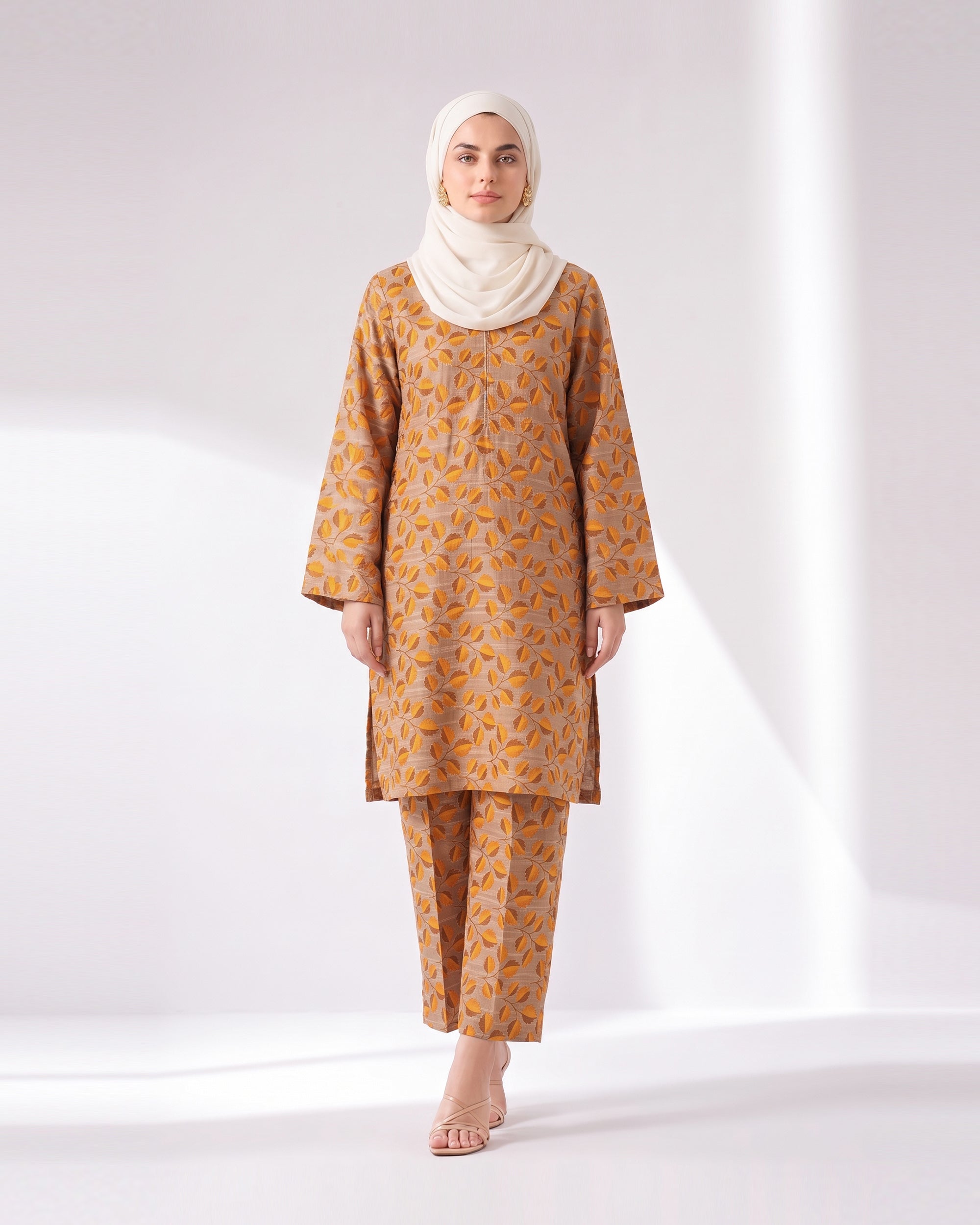Women's Unstitched Printed 2 Pc Suit