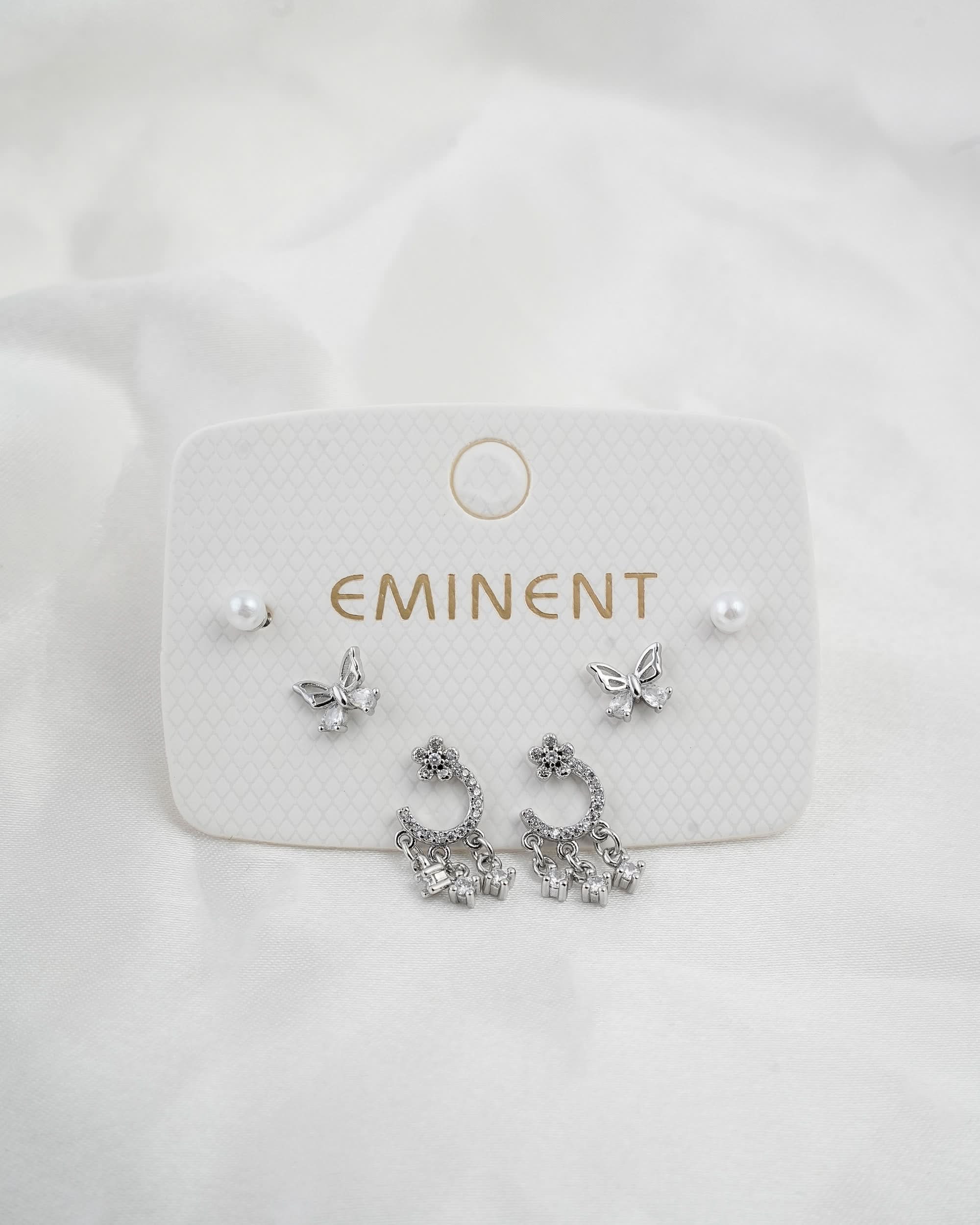 Eminent Women's Ear Top 3Pcs, Women Earrings & Tops, Eminent, Chase Value