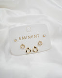 Eminent Women's Ear Top 3Pcs, Women Earrings & Tops, Eminent, Chase Value