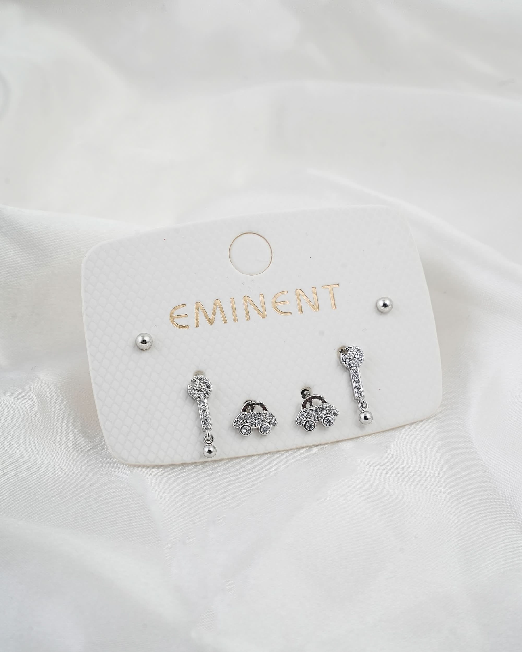 Eminent Women's Ear Top 3Pcs, Women Earrings & Tops, Eminent, Chase Value