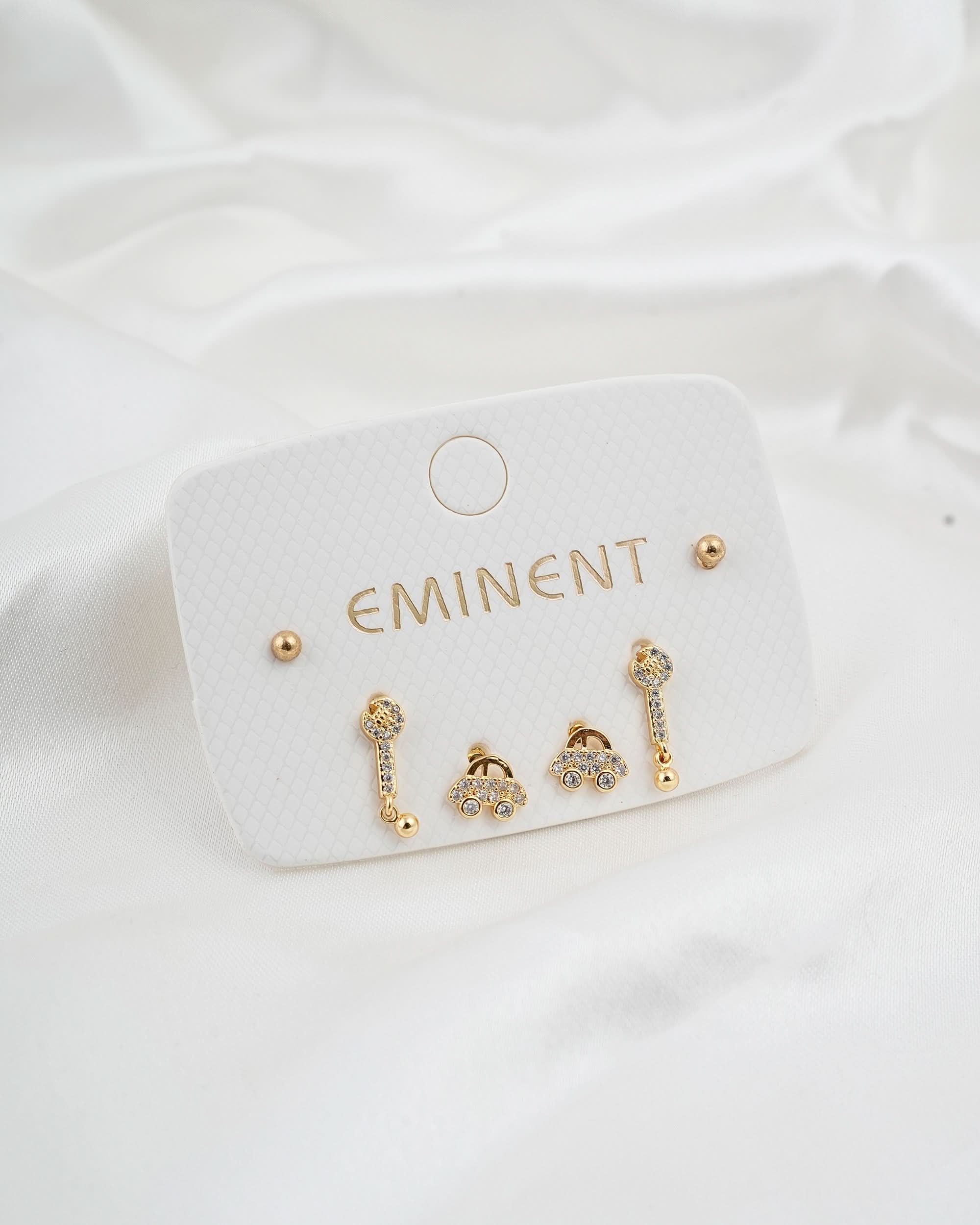 Eminent Women's Ear Top 3Pcs, Women Earrings & Tops, Eminent, Chase Value