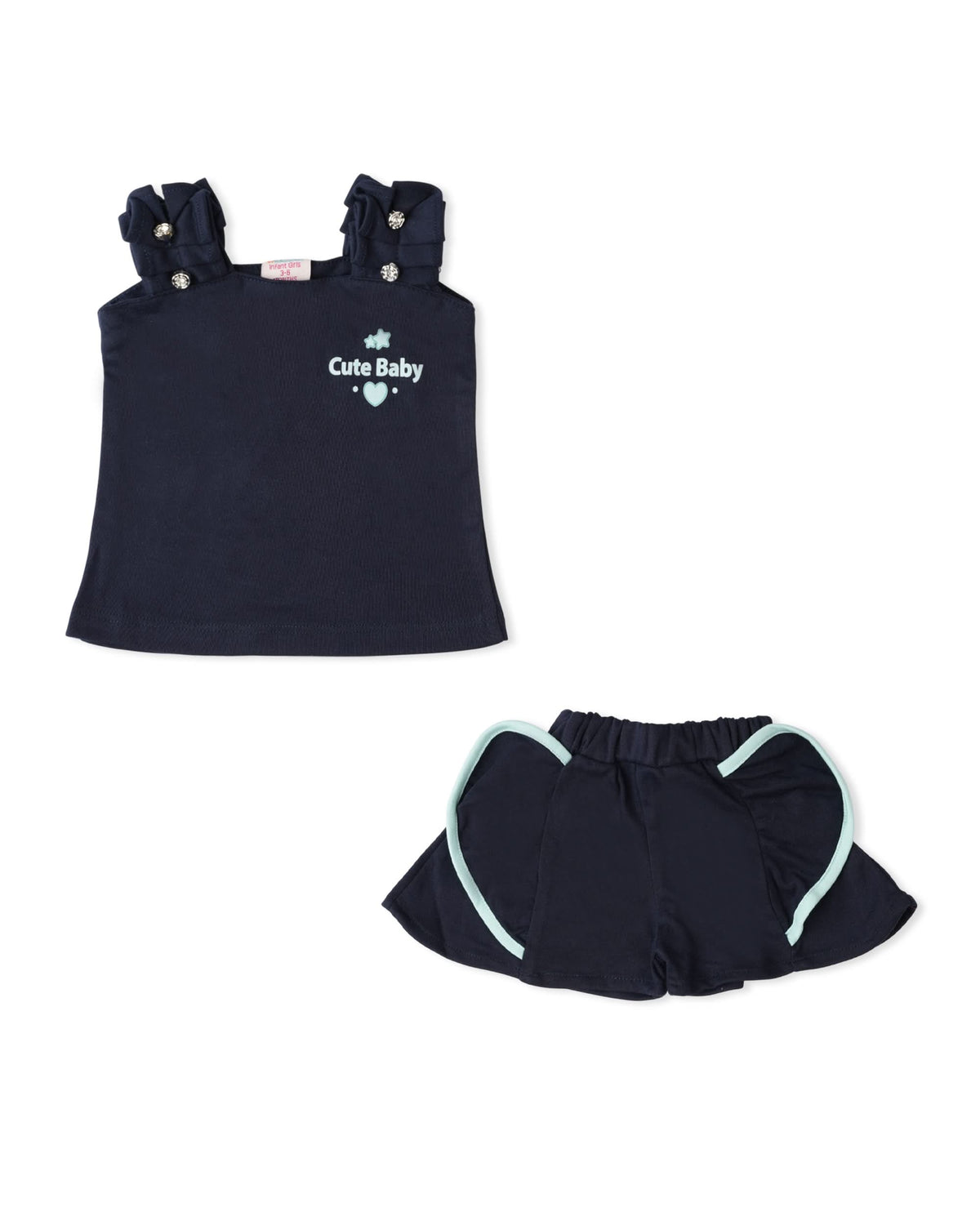 Valuables Newborn Girls’ Interlock Suit, Newborn Girls Sets & Suits, Chase Value, Chase Value