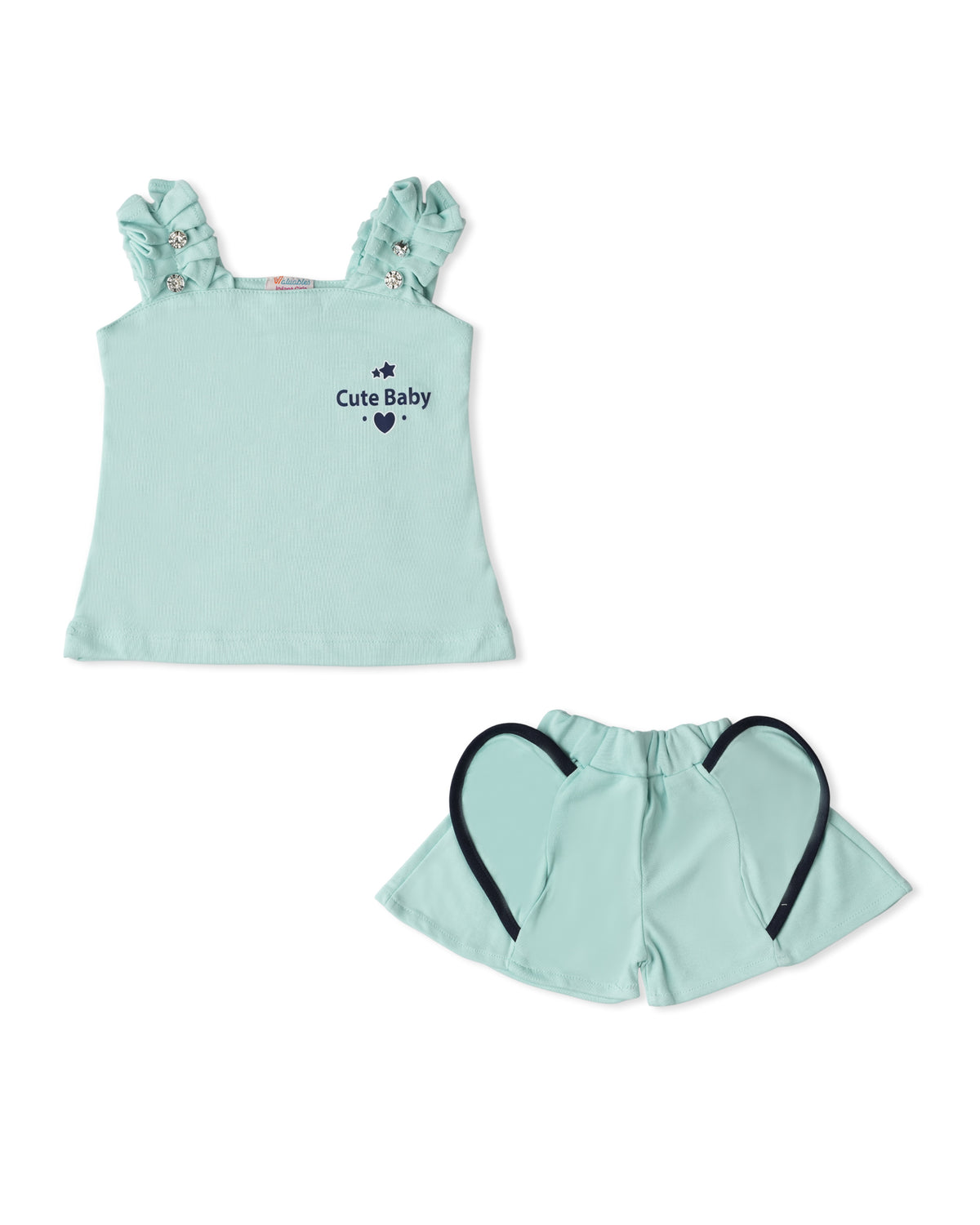 Valuables Newborn Girls’ Interlock Suit, Newborn Girls Sets & Suits, Chase Value, Chase Value