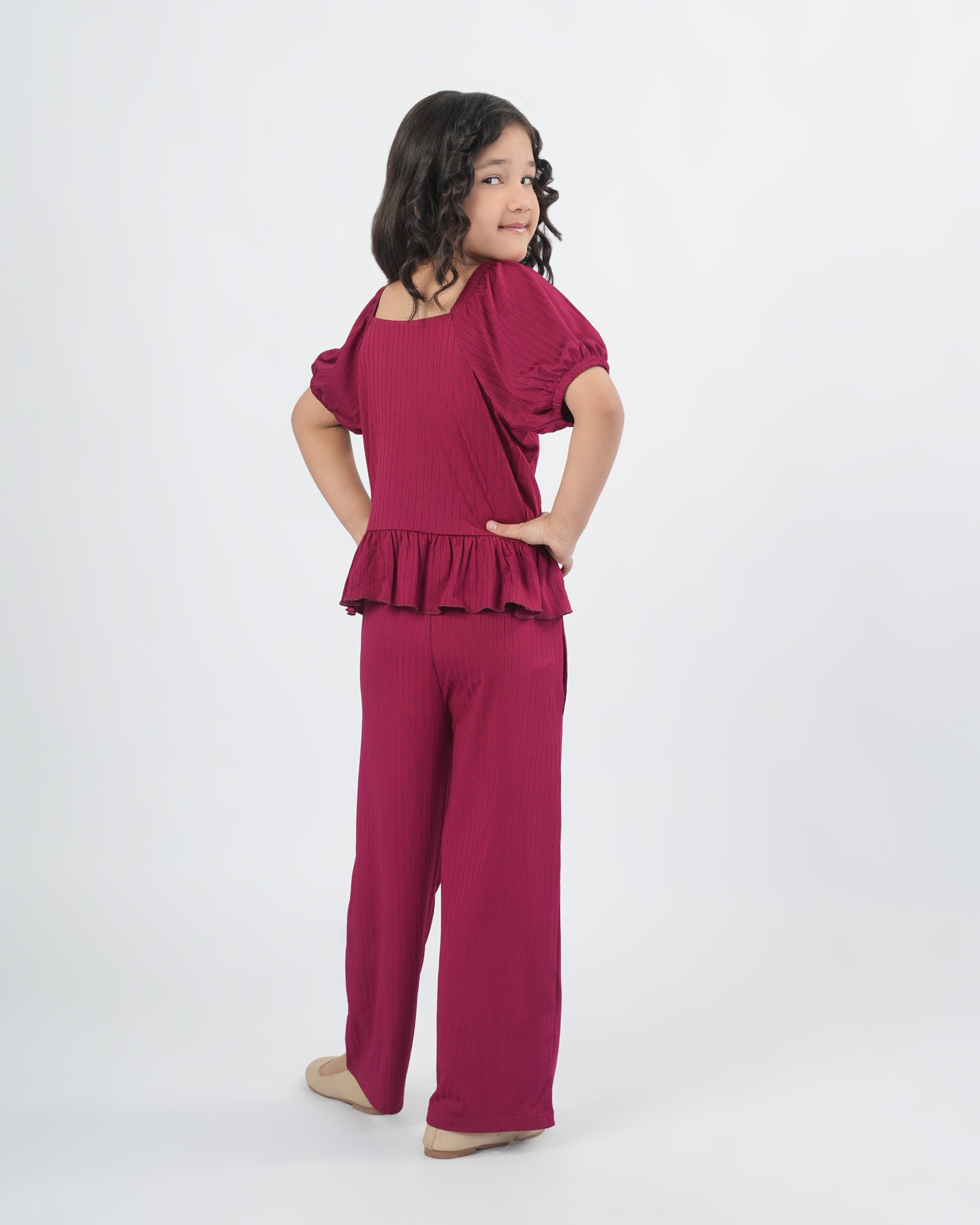 Eminent Girls Half Sleeves Co-Ord Set