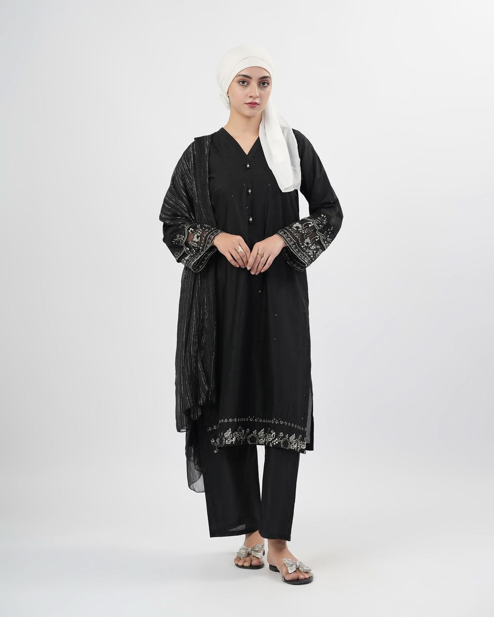 Valuables Women’s Embroidered 3Pcs Suit, Women Shalwar Suits, Valuables, Chase Value