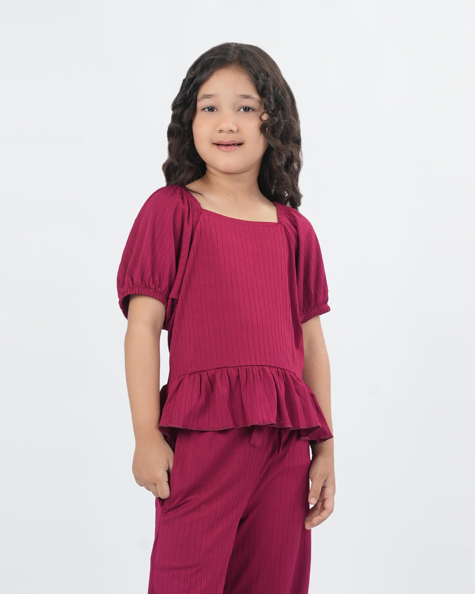 Eminent Girls Half Sleeves Co-Ord Set