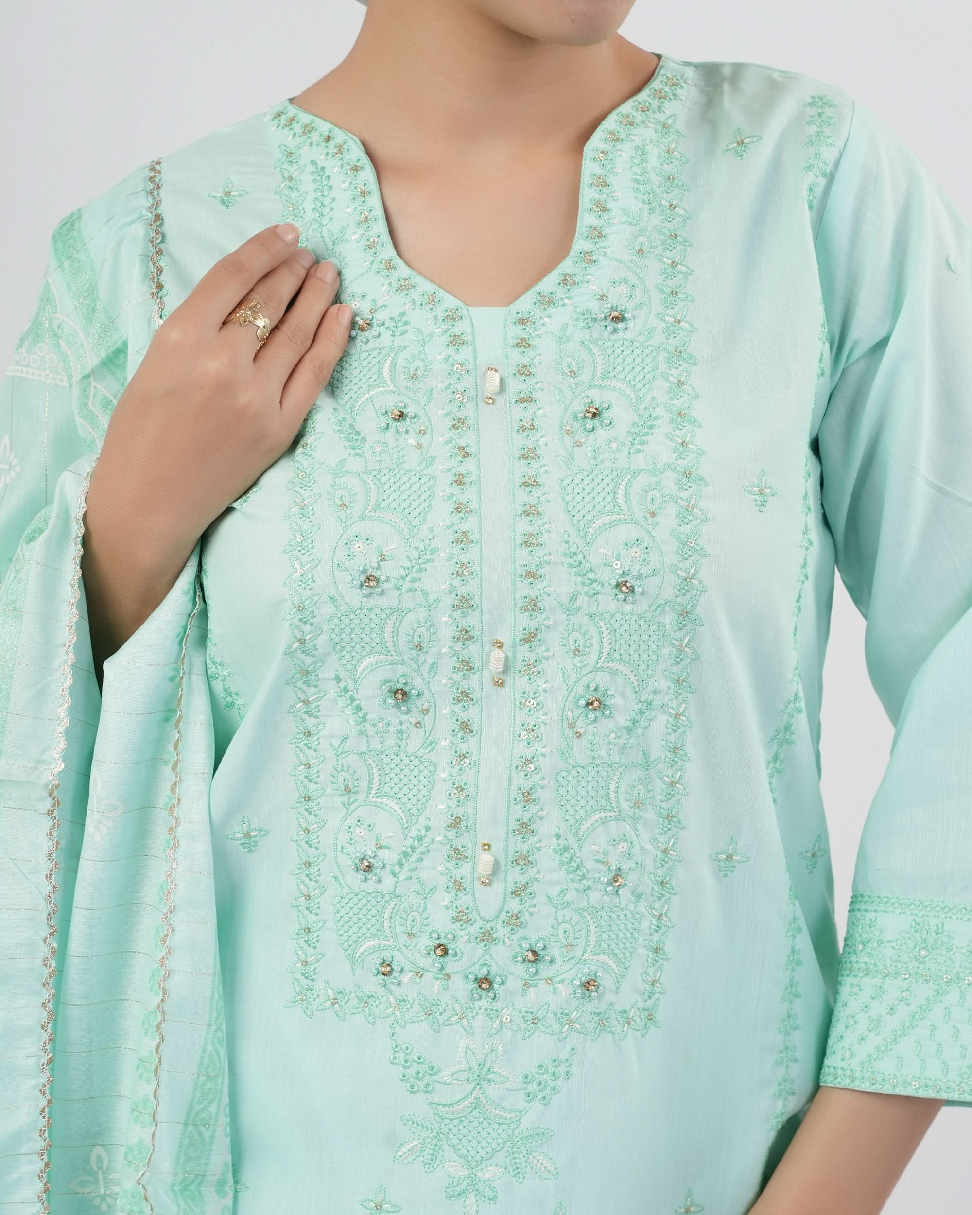 Valuables Women Embroidered 3Pcs Suit, Women Shalwar Suits, Valuables, Chase Value