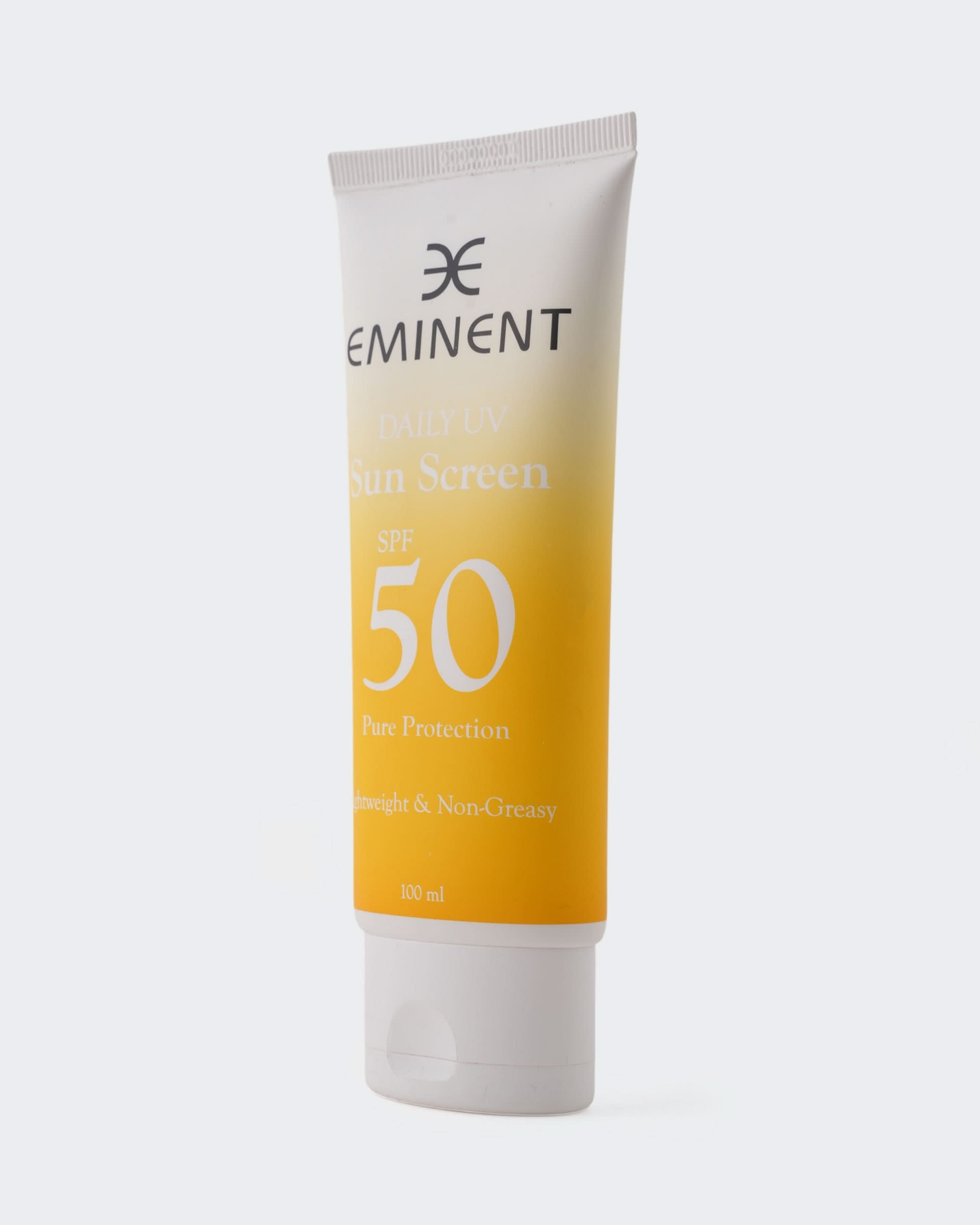 Eminent Daily UV Sunscreen SPF 50 -100ML, Skin Treatments, Eminent, Chase Value