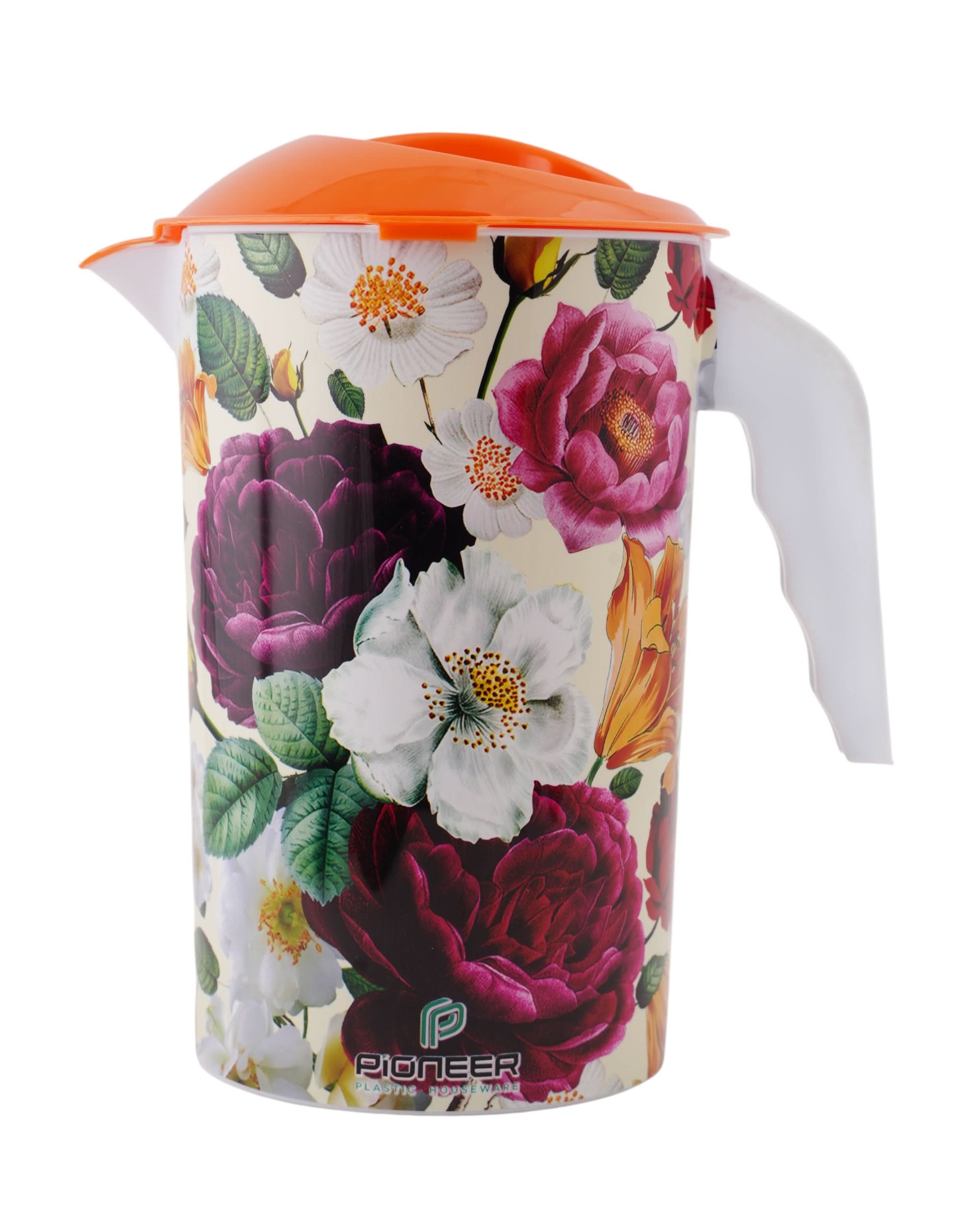 Pioneer Plastic Flower Water Jug - 3Ltr, Jug & Glasses, Chase Value, Chase Value