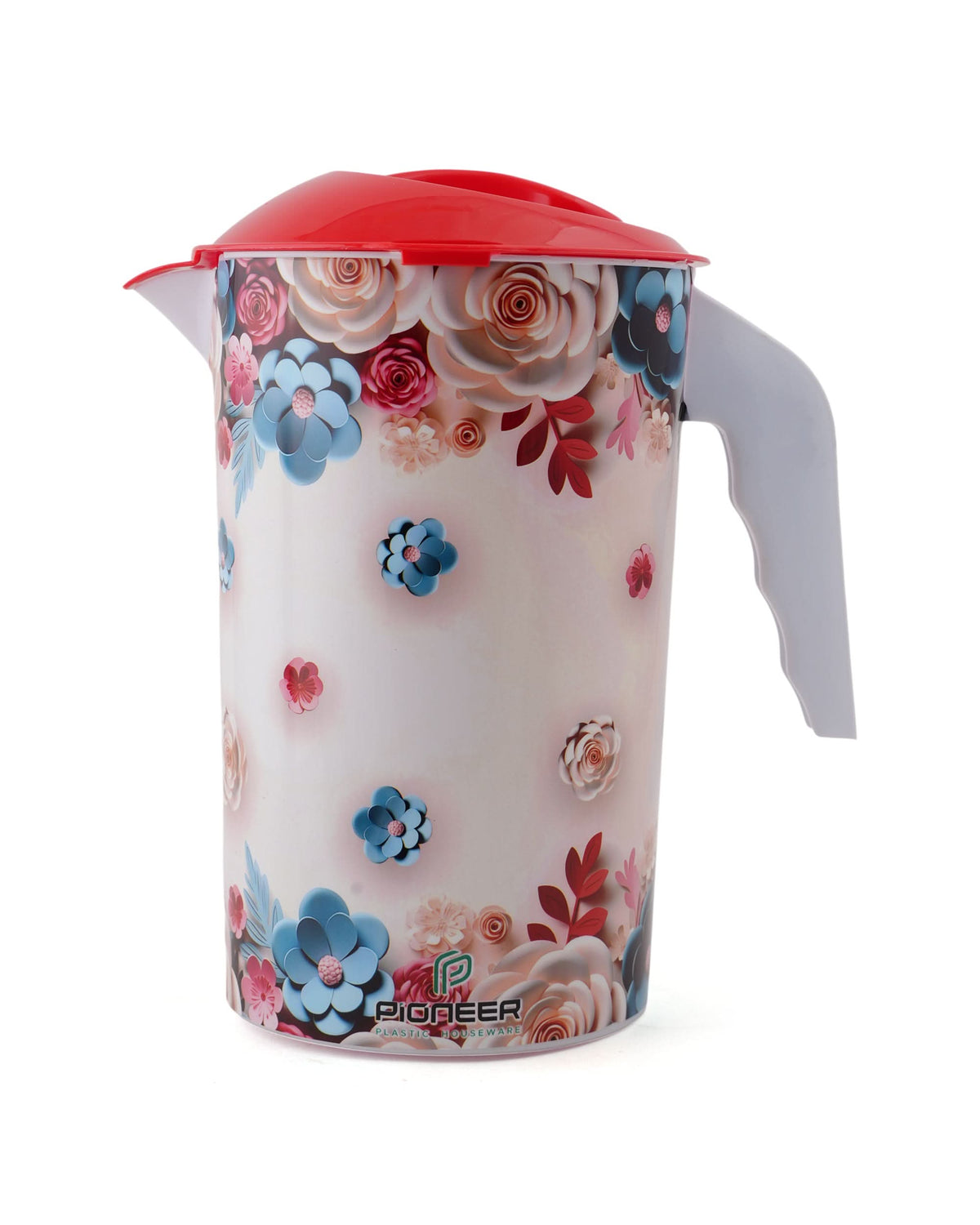 Pioneer Plastic Flower Water Jug - 3Ltr, Jug & Glasses, Chase Value, Chase Value