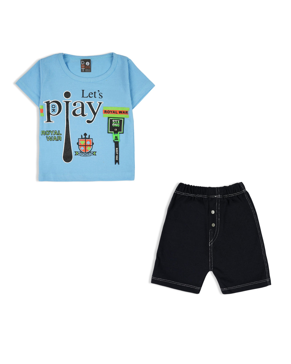 Newborn Boys' Half Sleeves Suit, Newborn Boys Sets & Suits, Chase Value, Chase Value