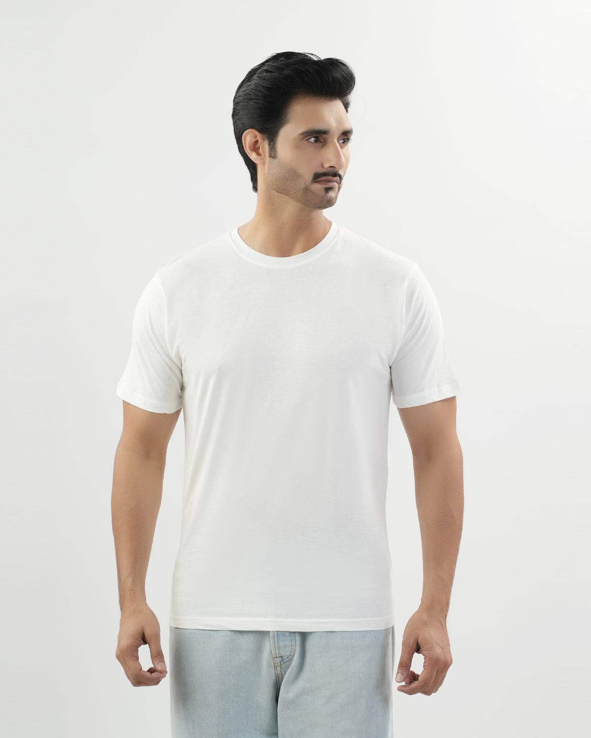 Valuables Men's Plain Half Sleeves T-Shirt
