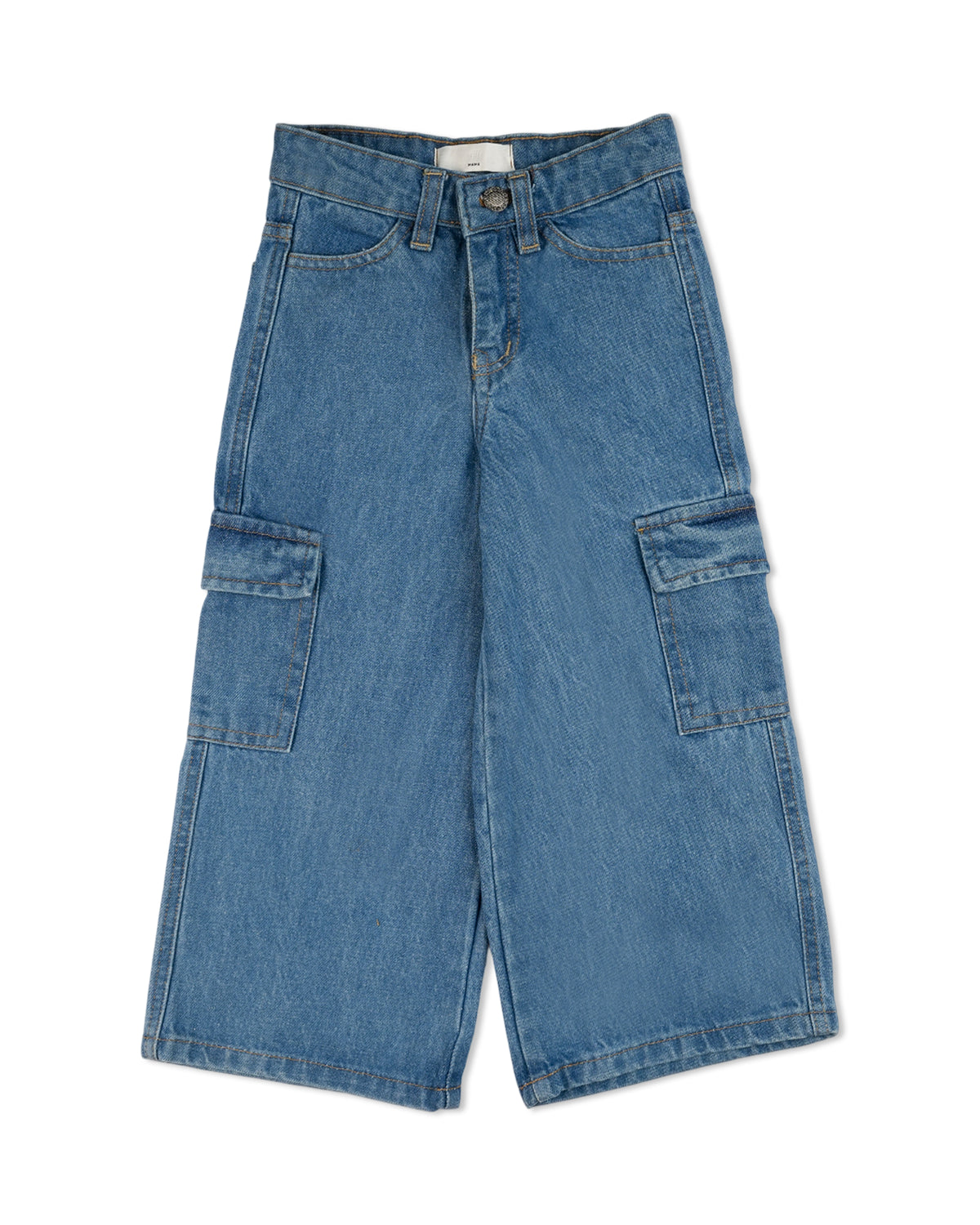 Girl’S Wide-Leg Cargo