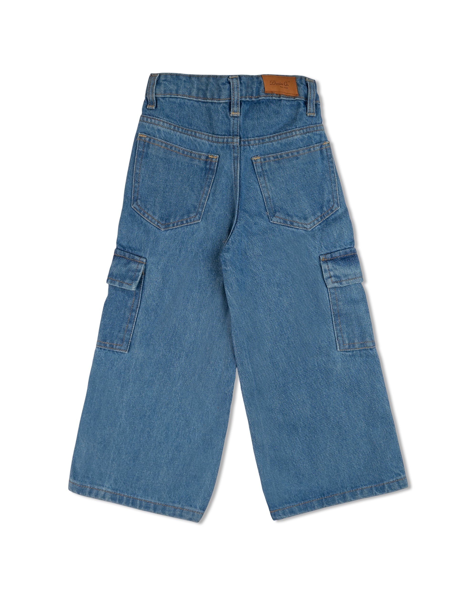 Girl’S Wide-Leg Cargo