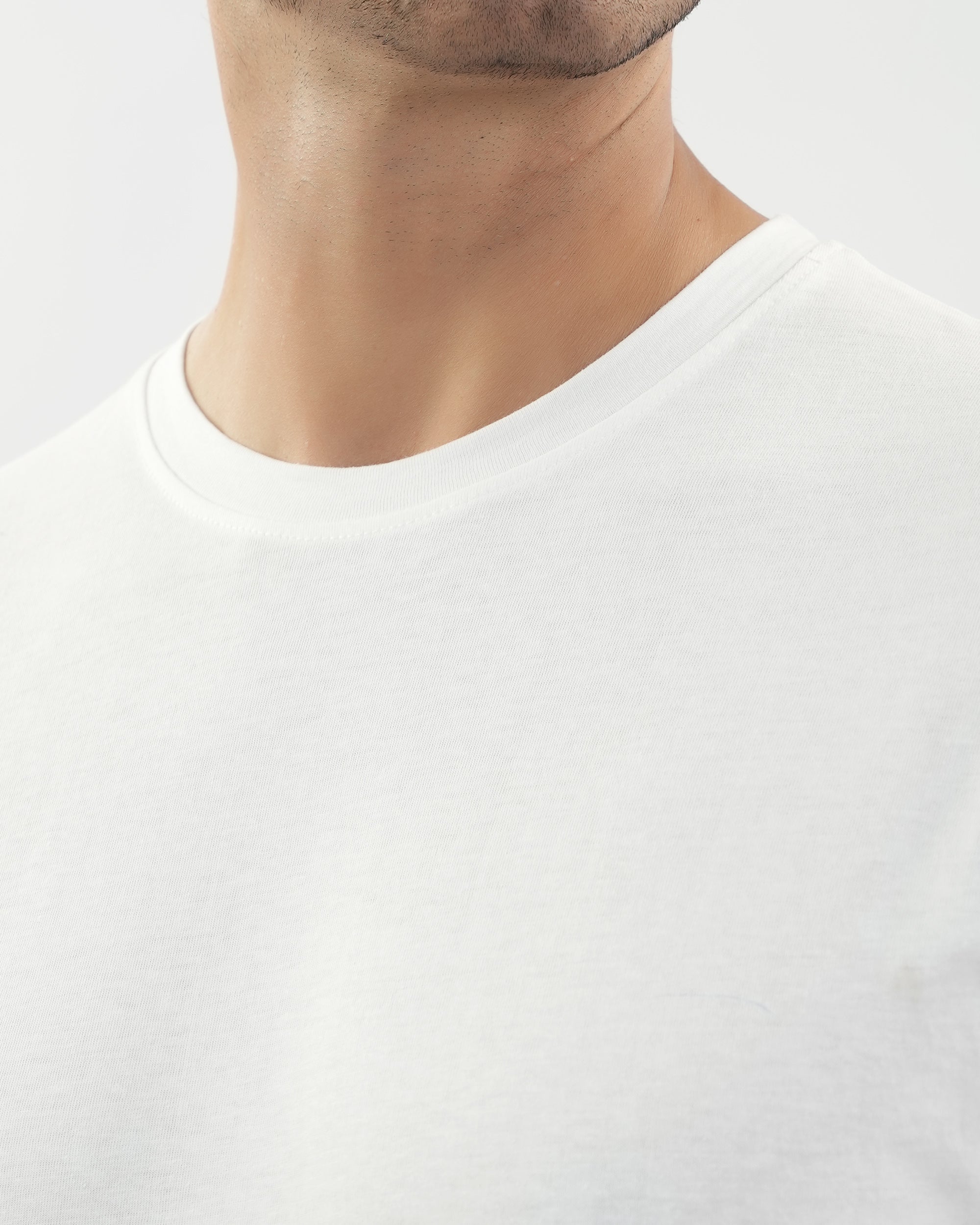 Valuables Men's Plain Half Sleeves T-Shirt