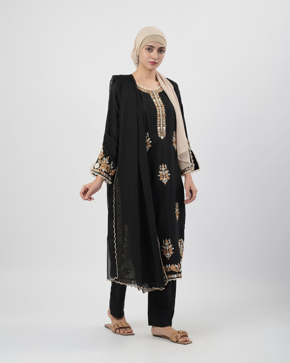 Valuables Women’s Embroidered Raw Silk 3Pcs Suit, Women Shalwar Suits, Valuables, Chase Value