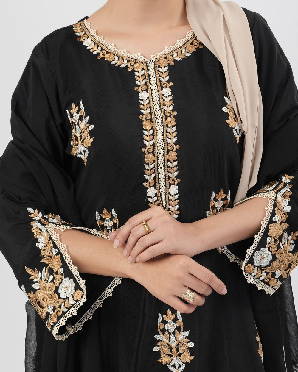 Valuables Women’s Embroidered Raw Silk 3Pcs Suit, Women Shalwar Suits, Valuables, Chase Value