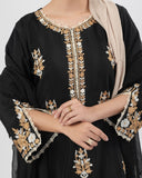 Valuables Women’s Embroidered Raw Silk 3Pcs Suit, Women Shalwar Suits, Valuables, Chase Value
