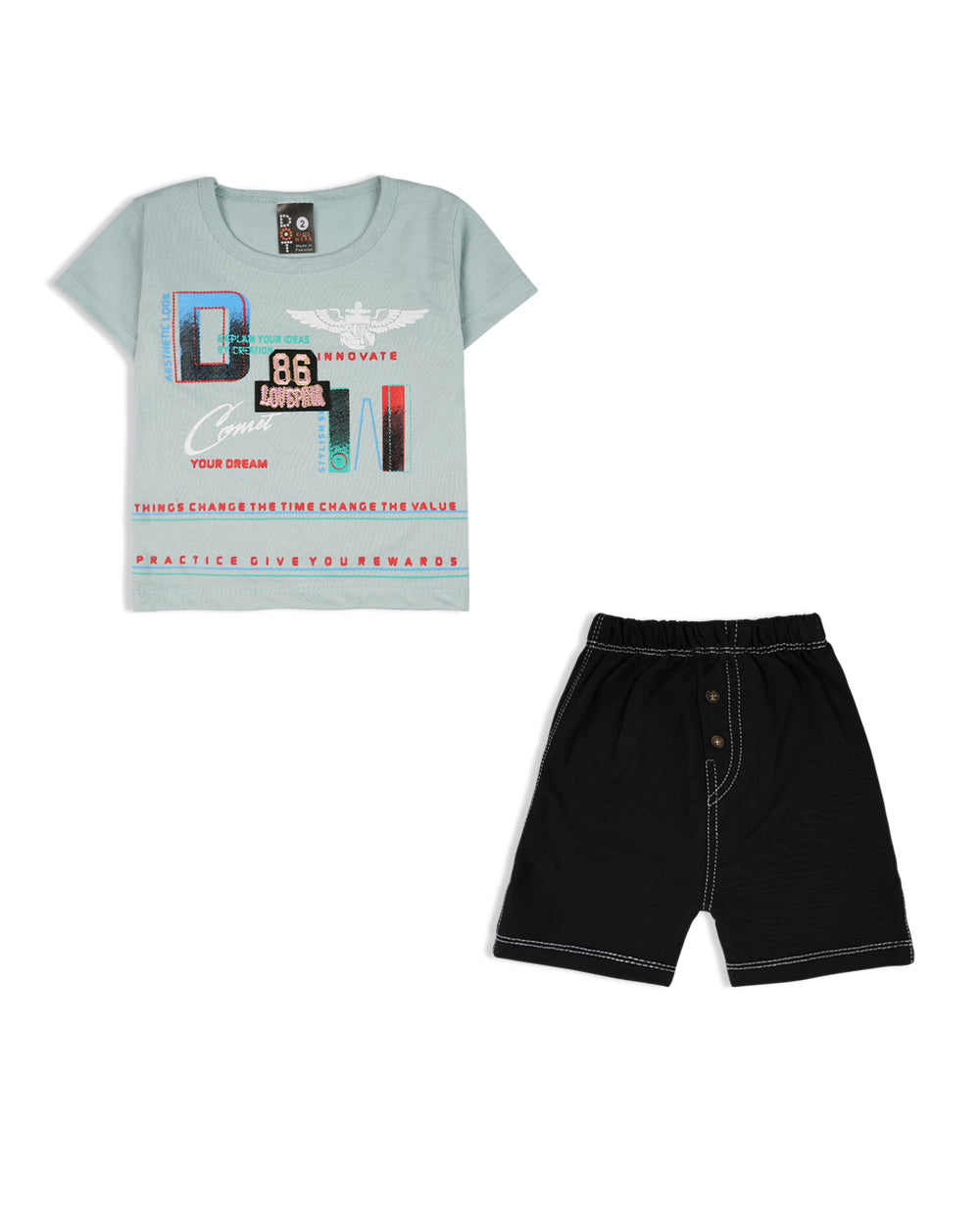 Newborn Boys' Half Sleeves Suit, Newborn Boys Sets & Suits, Chase Value, Chase Value
