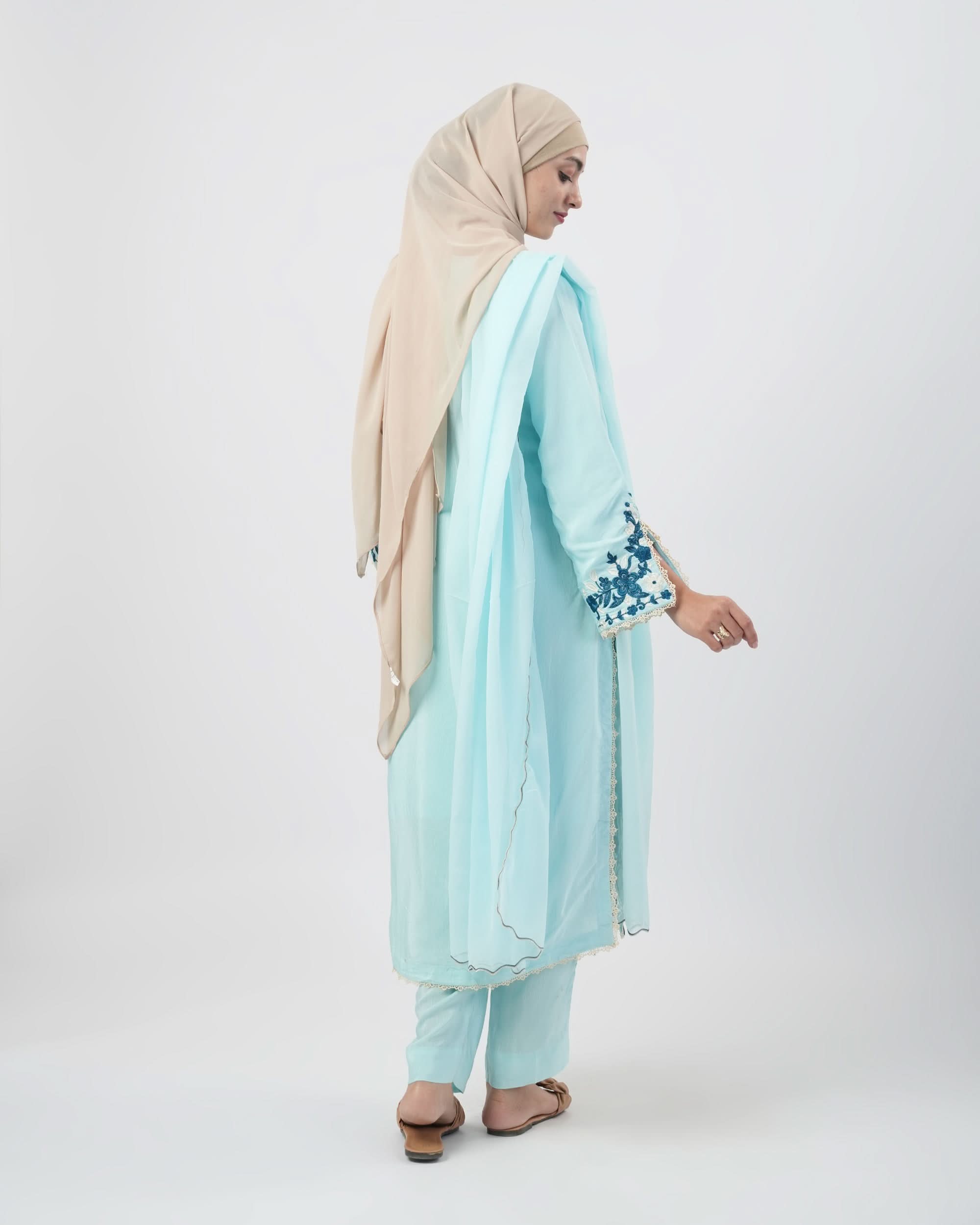 Valuables Women’s Embroidered Raw Silk 3Pcs Suit, Women Shalwar Suits, Valuables, Chase Value