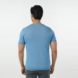 Eminent Men's Round Neck Half Sleeves Printed T-Shirt - Blue, Men's T-Shirts & Polos, Eminent, Chase Value