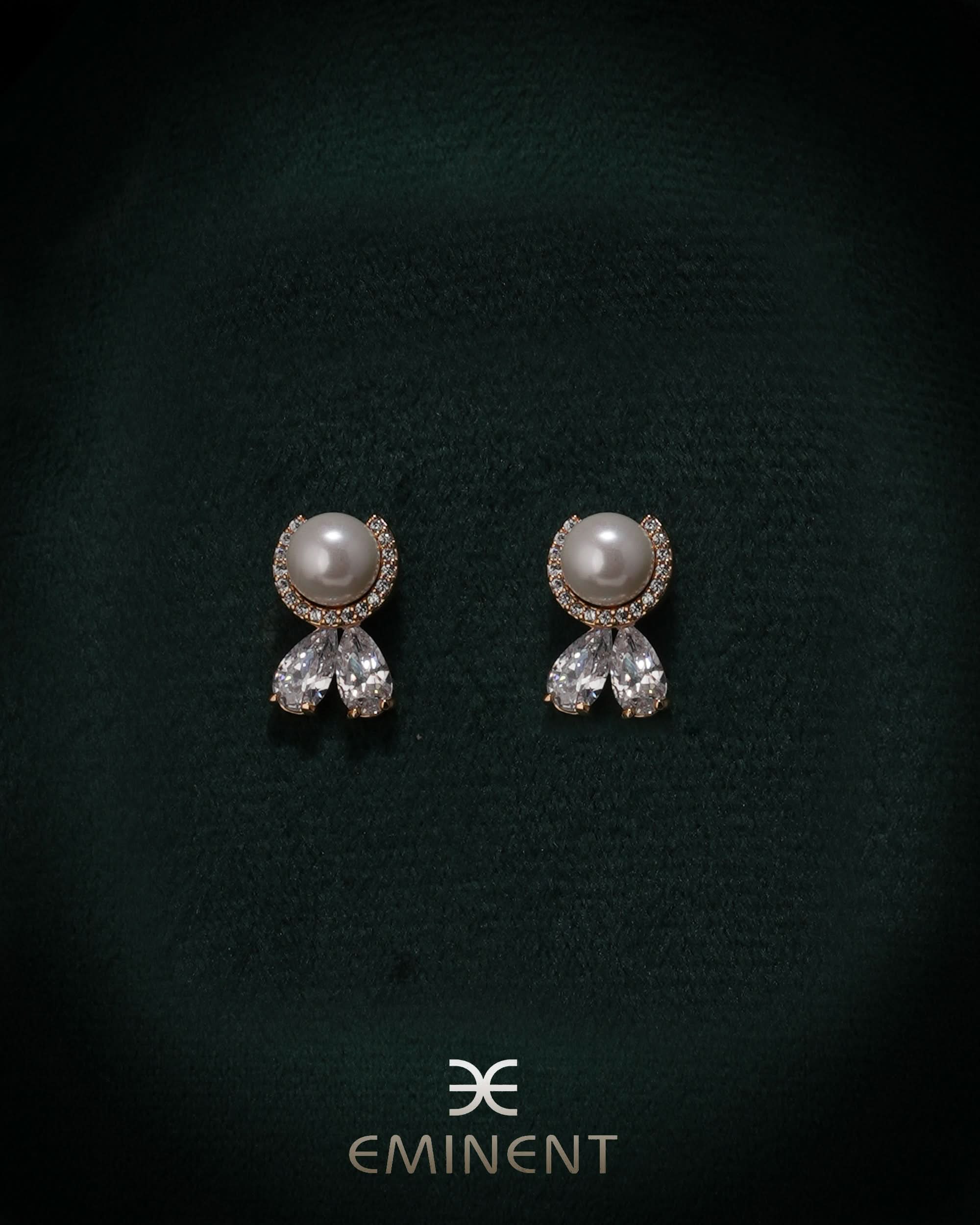 Eminent Women's Ear Tops - Golden, Women Earrings & Tops, Eminent, Chase Value