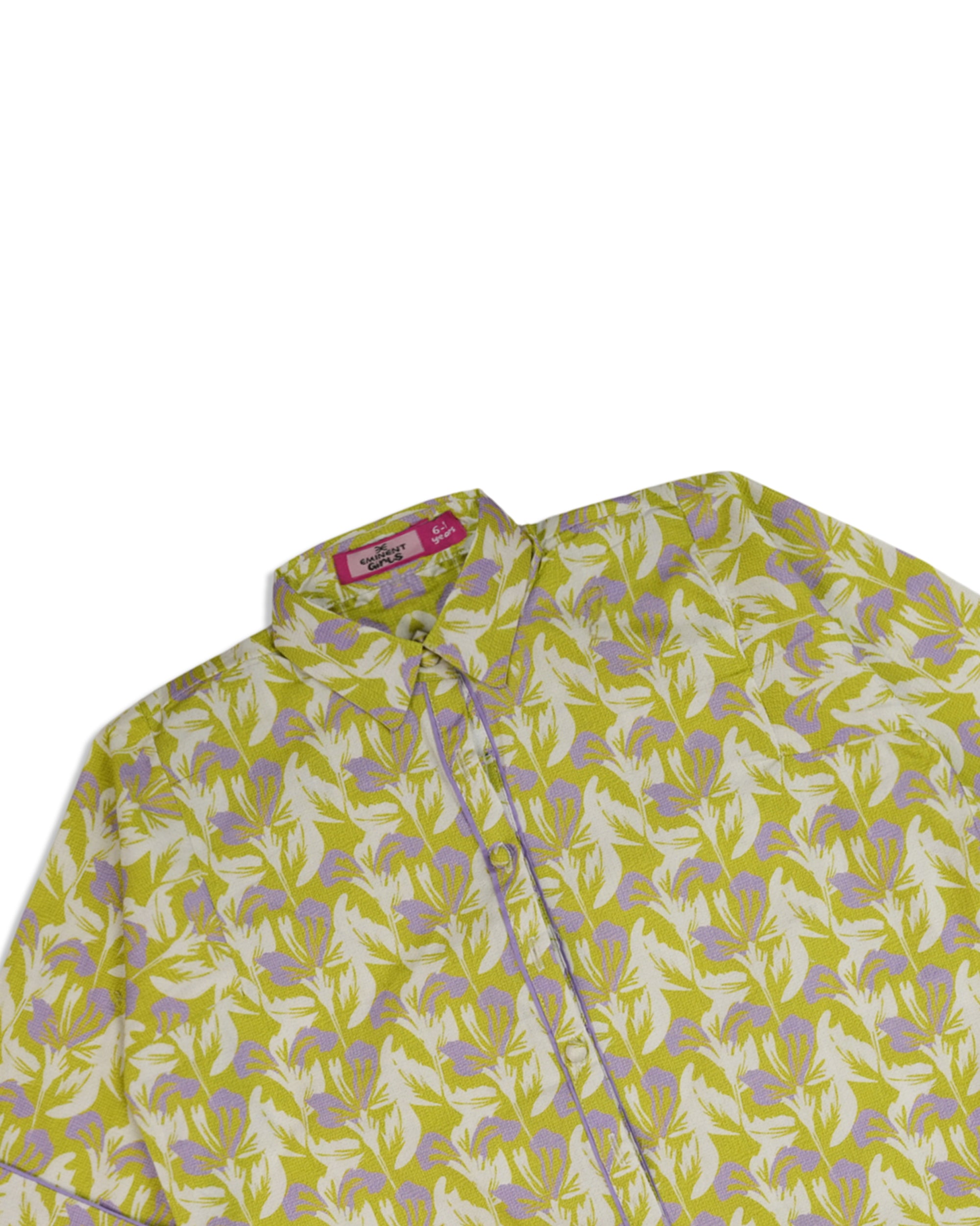 Eminent Girls Woven Full Sleeves Top