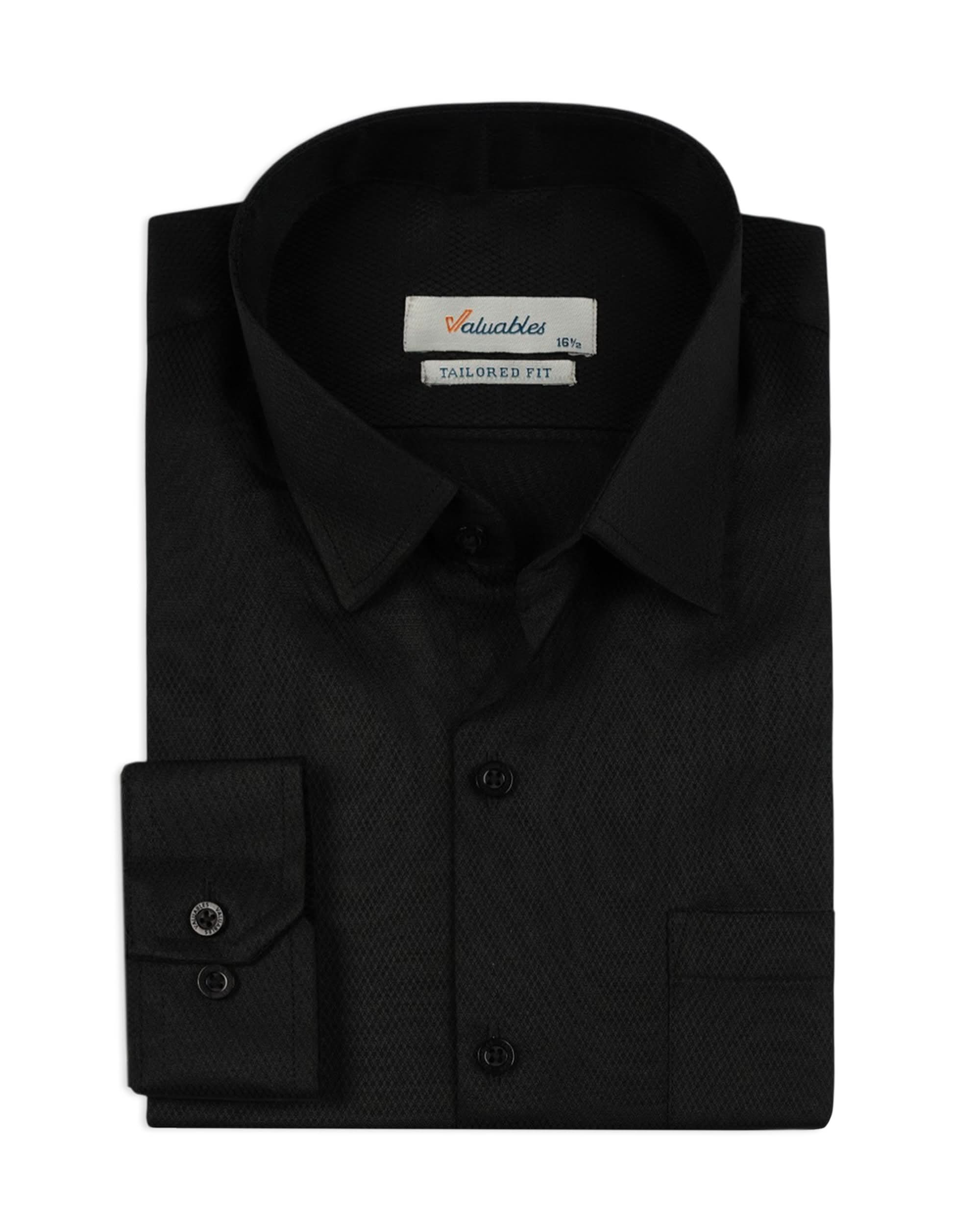 Valuables Men Formal Dobby Shirt, Men's Shirts, Chase Value, Chase Value