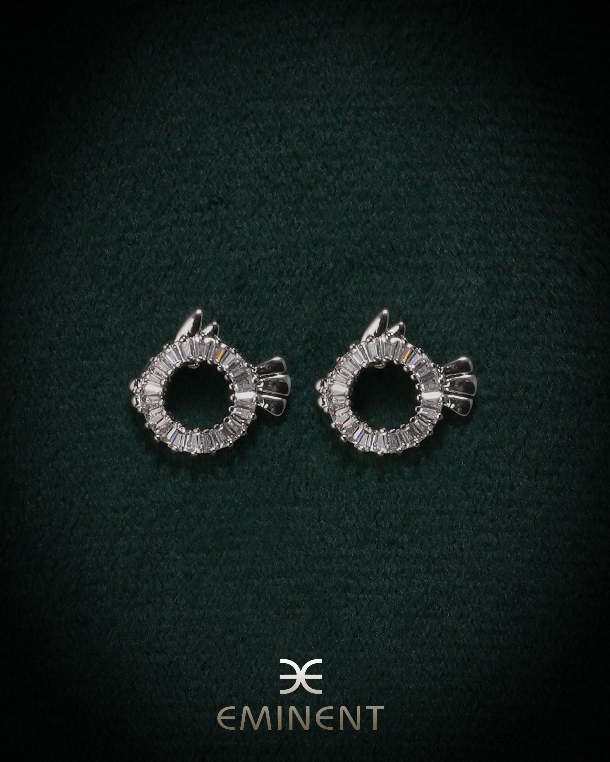 Eminent Women's Ear Tops - Silver, Women Earrings & Tops, Eminent, Chase Value