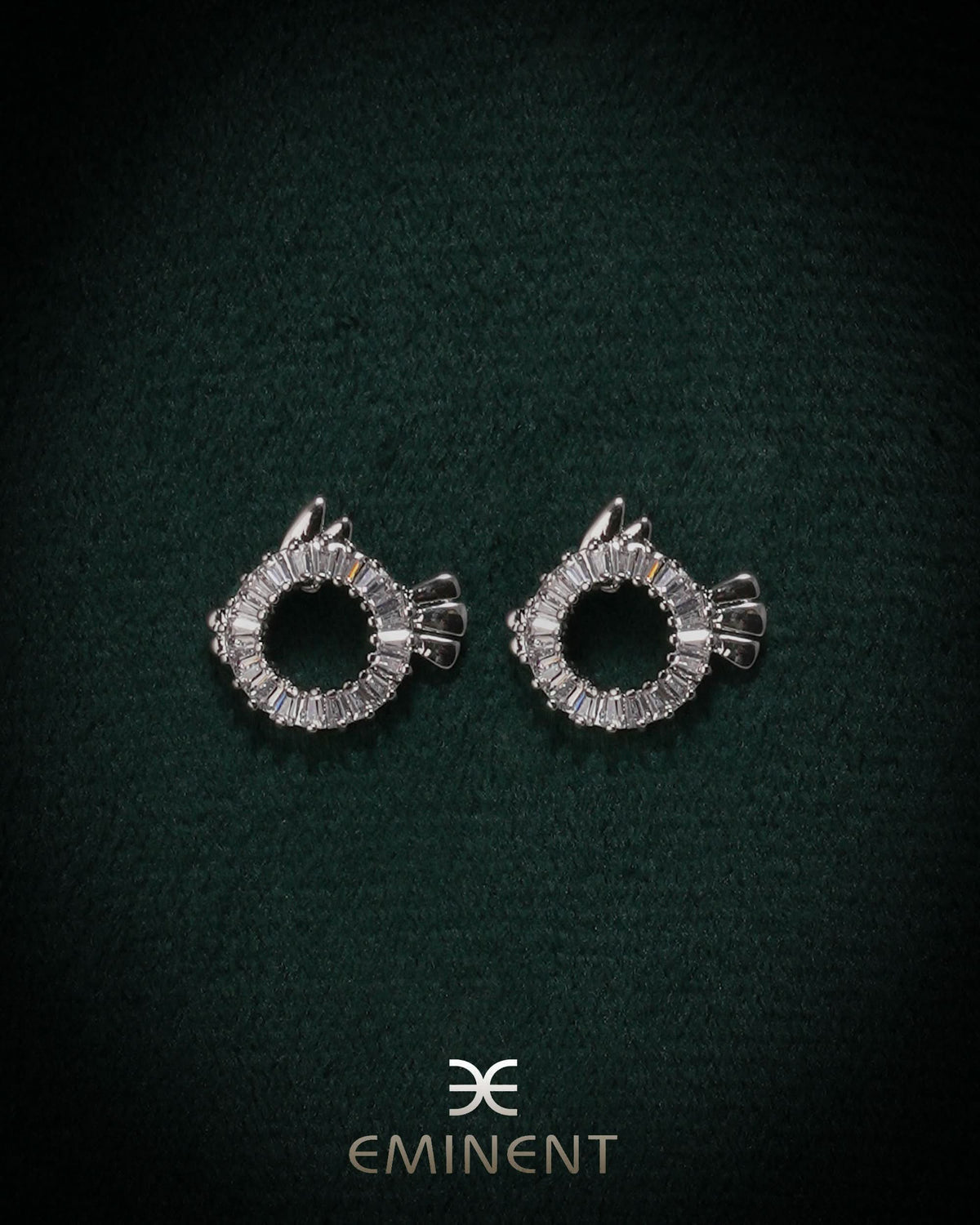 Eminent Women's Ear Tops - Silver, Women Earrings & Tops, Eminent, Chase Value