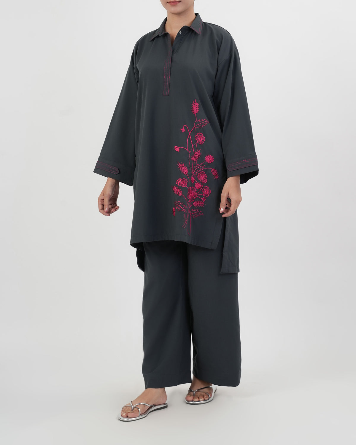Eminent Women's Fusion Embroidered 2Pc Suit