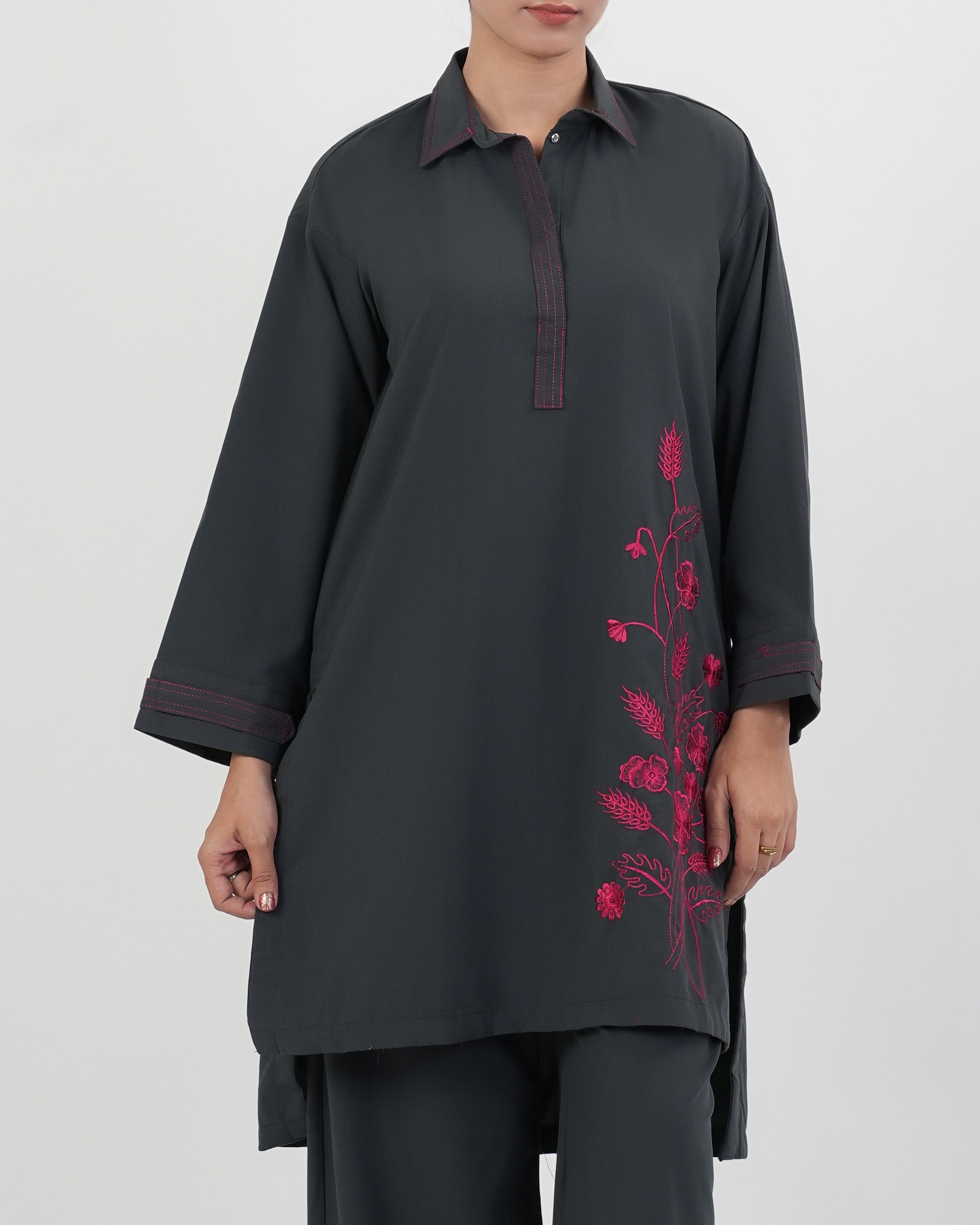 Eminent Women's Fusion Embroidered 2Pc Suit