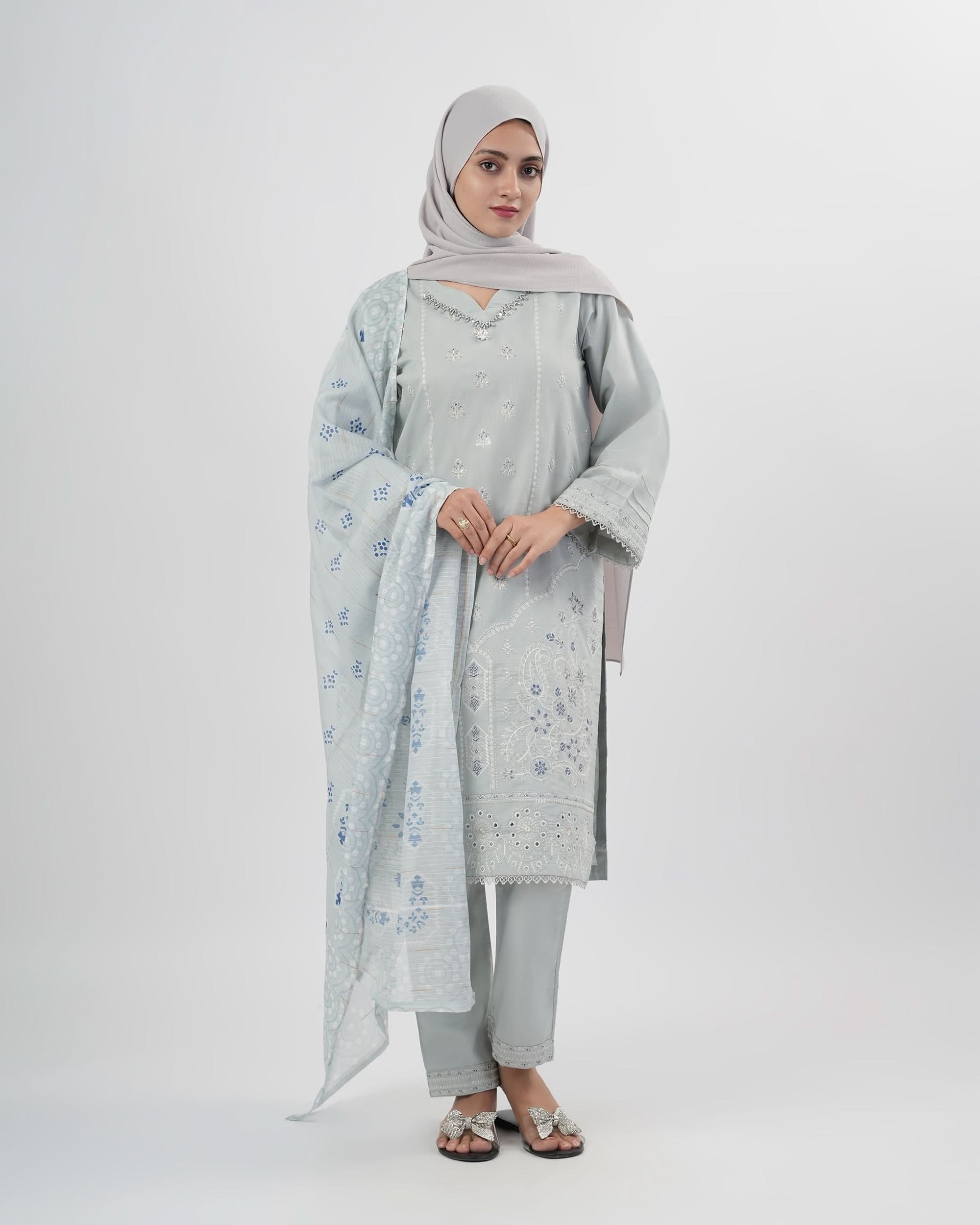 Valuables Women Embroidered 3Pcs Suit, Women Shalwar Suits, Valuables, Chase Value