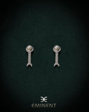 Eminent Women's Ear Tops - Silver, Women Earrings & Tops, Eminent, Chase Value