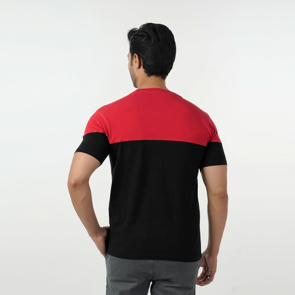 Eminent Men's Round Neck Half Sleeves Printed T-Shirt - Black, Men's T-Shirts & Polos, Eminent, Chase Value