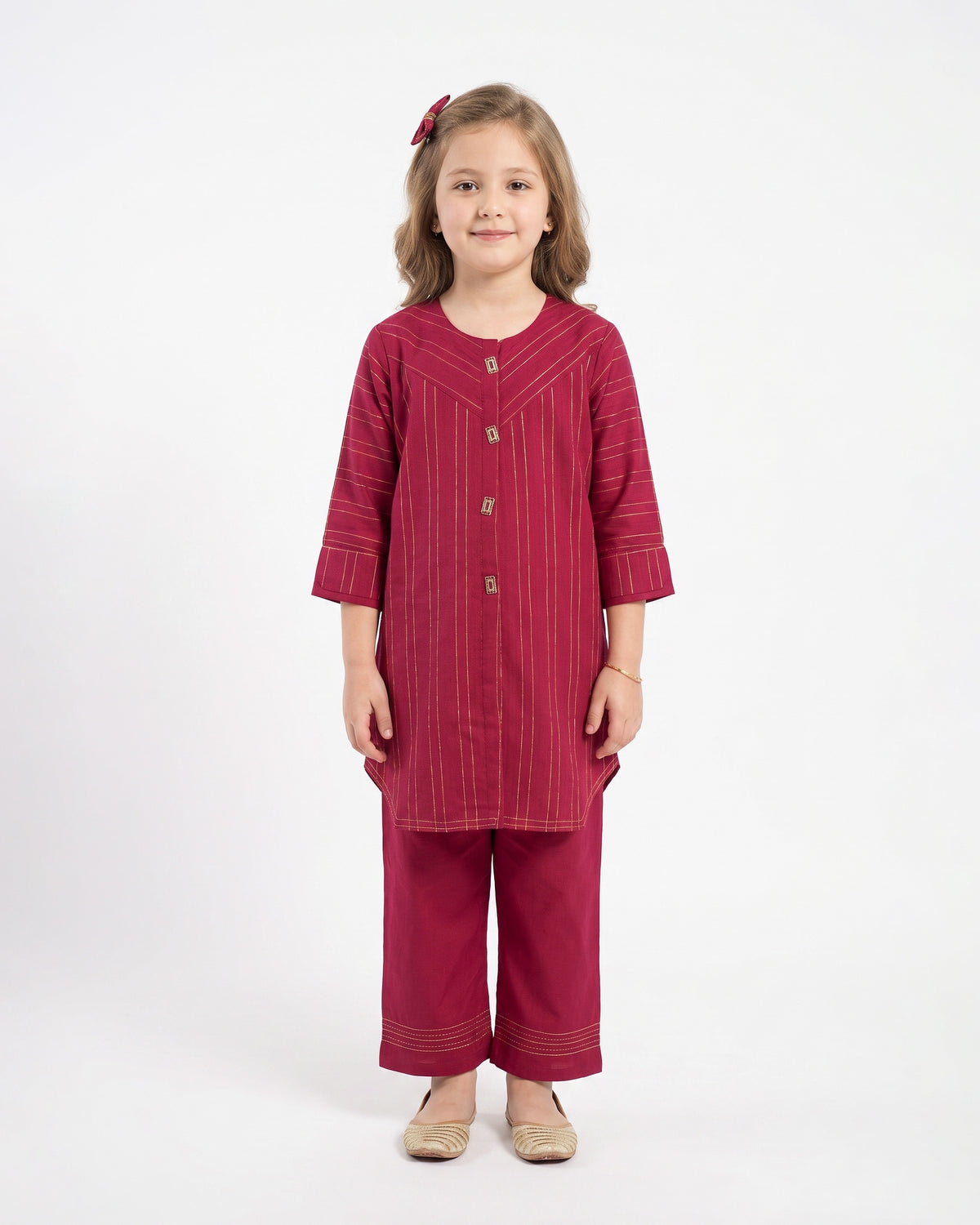 Eminent Girls' Fusion Embroidered Dyed 2Pc Suit, Girls Shalwar Kameez, Eminent, Chase Value