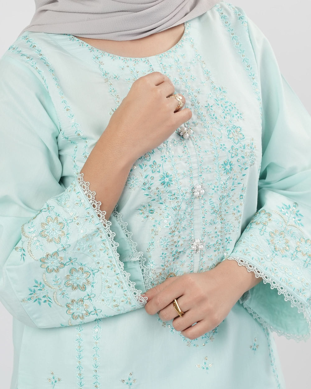 Valuables Women Embroidered 2PCS Suit, Women Shalwar Suits, Valuables, Chase Value