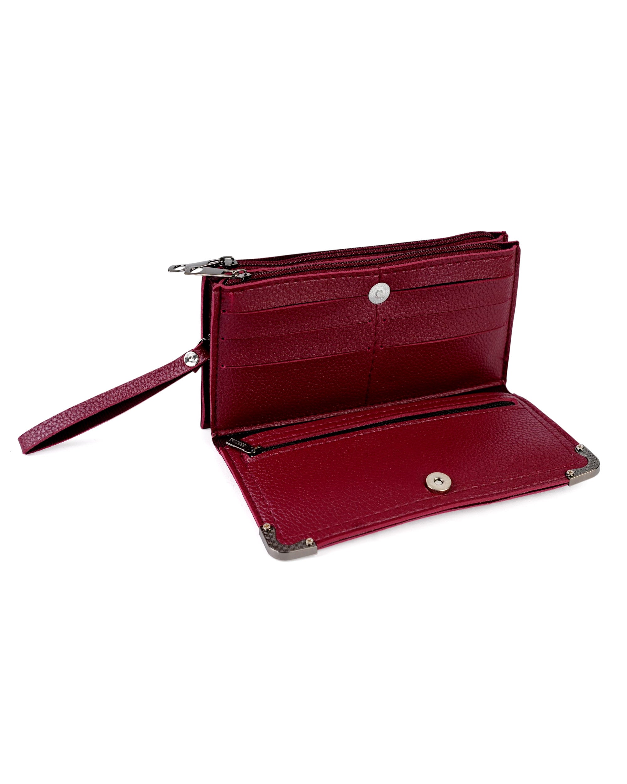 Women's Double Zipper Wallet
