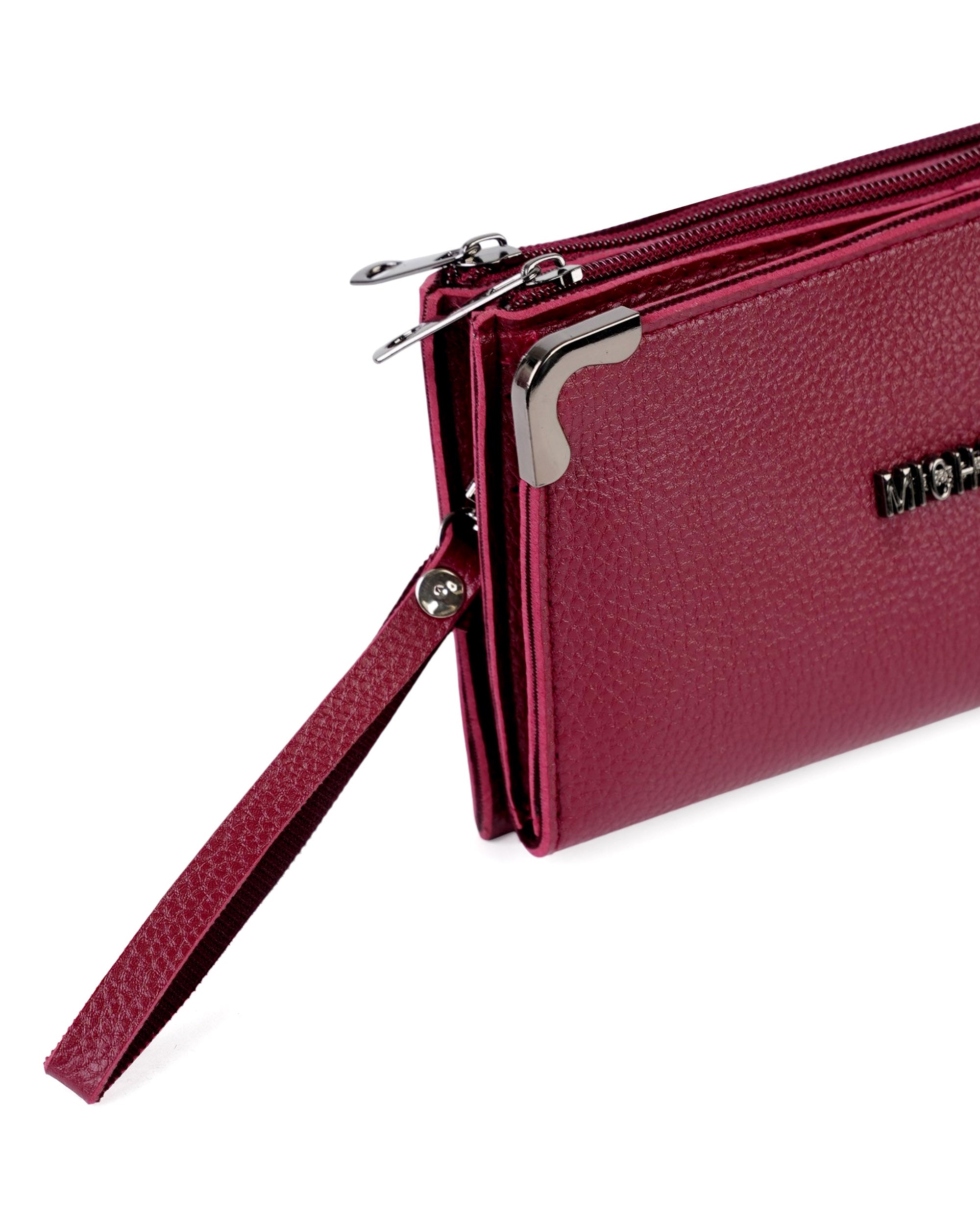 Women's Double Zipper Wallet