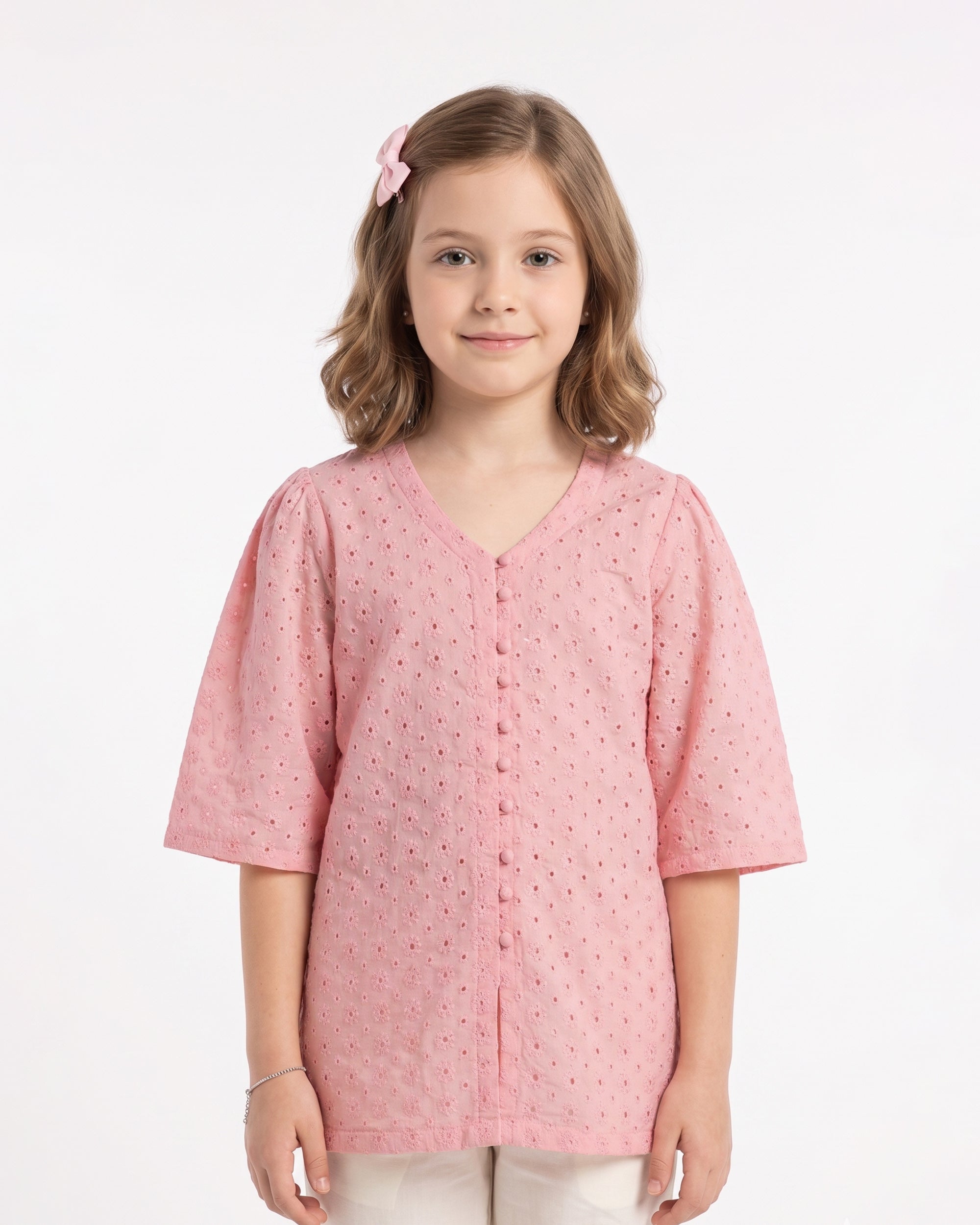 Eminent Girls' Fusion Embroidered Dyed 1Pc, Girls Shalwar Kameez, Eminent, Chase Value