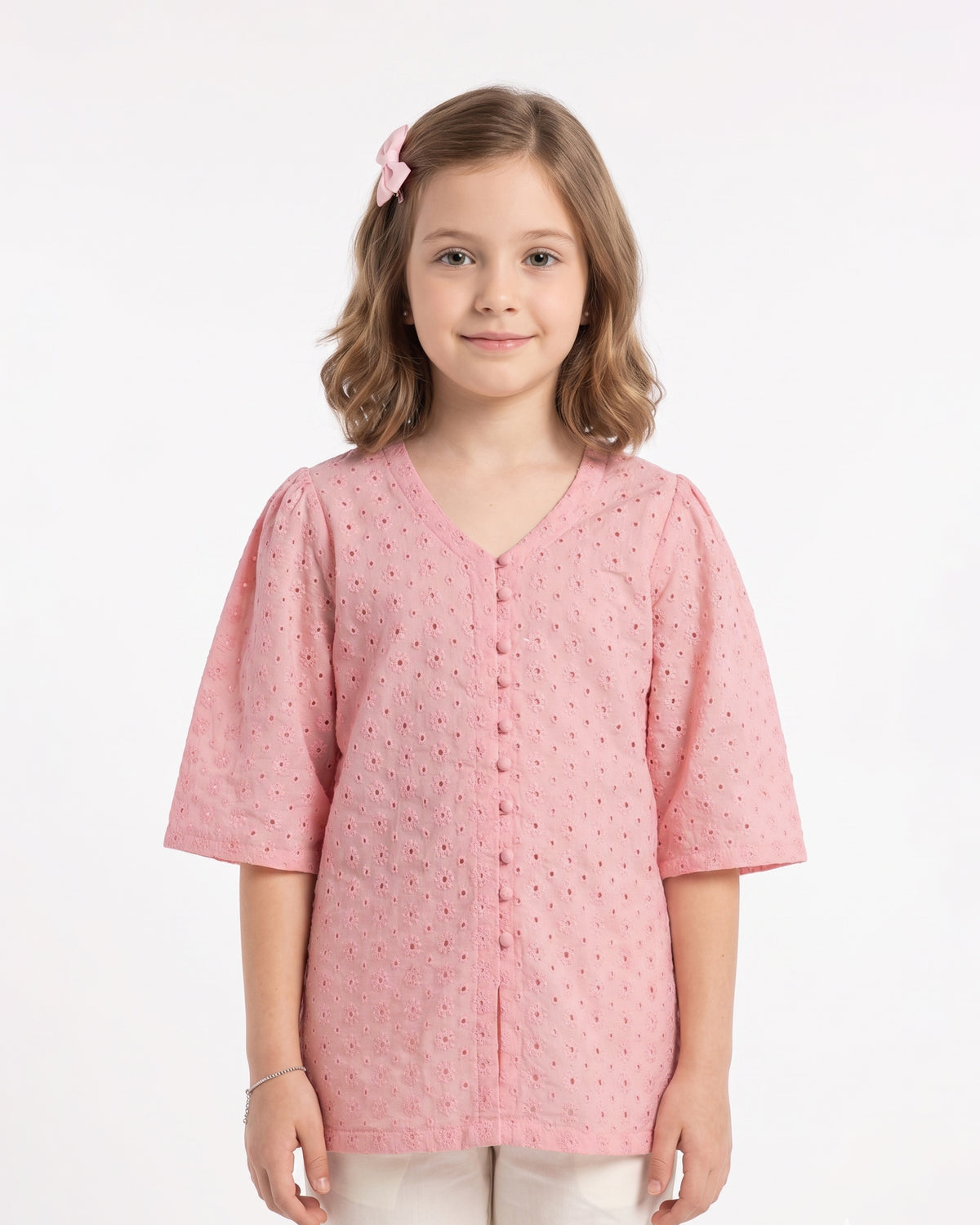 Eminent Girls' Fusion Embroidered Dyed 1Pc, Girls Shalwar Kameez, Eminent, Chase Value