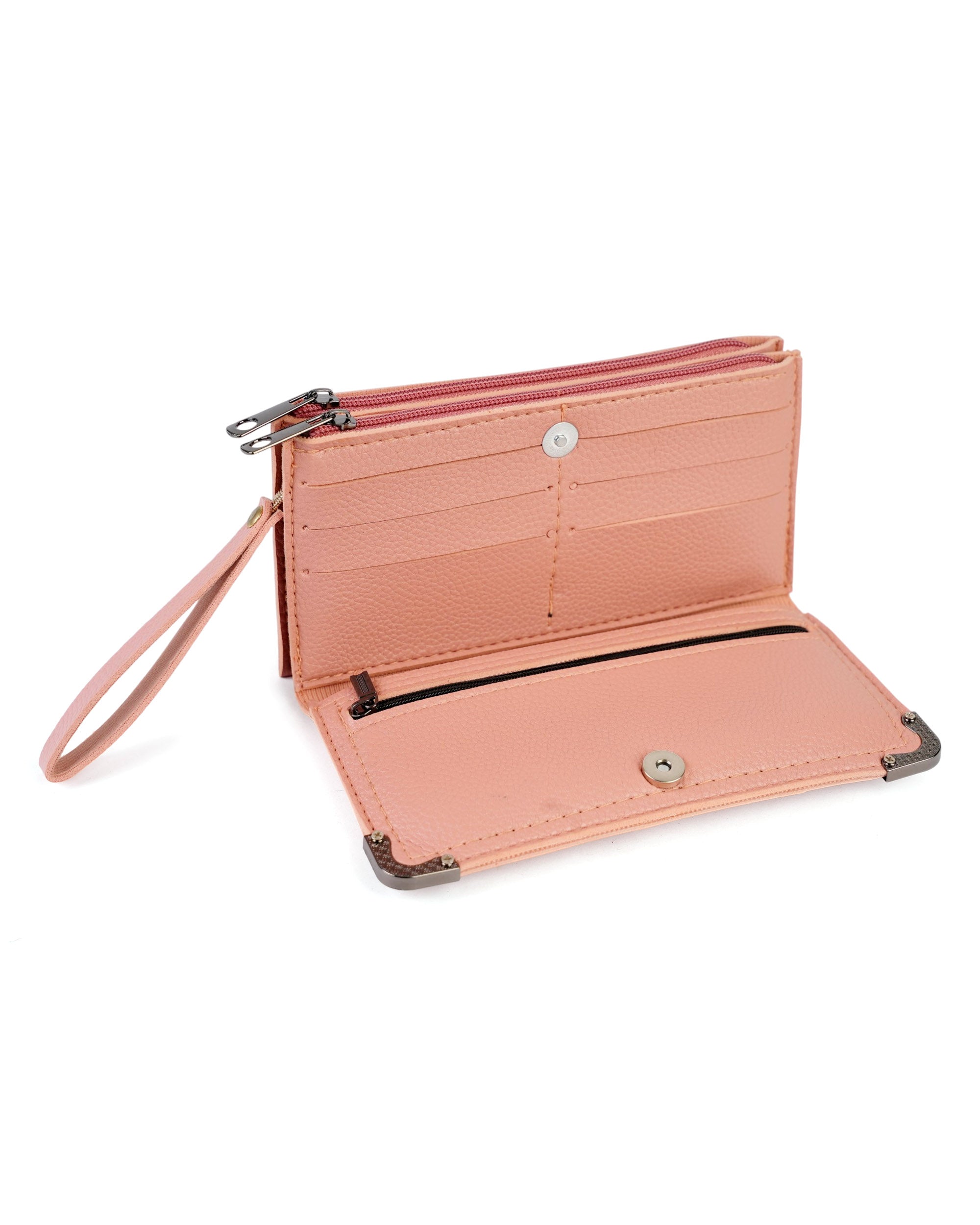 Women's Double Zipper Wallet