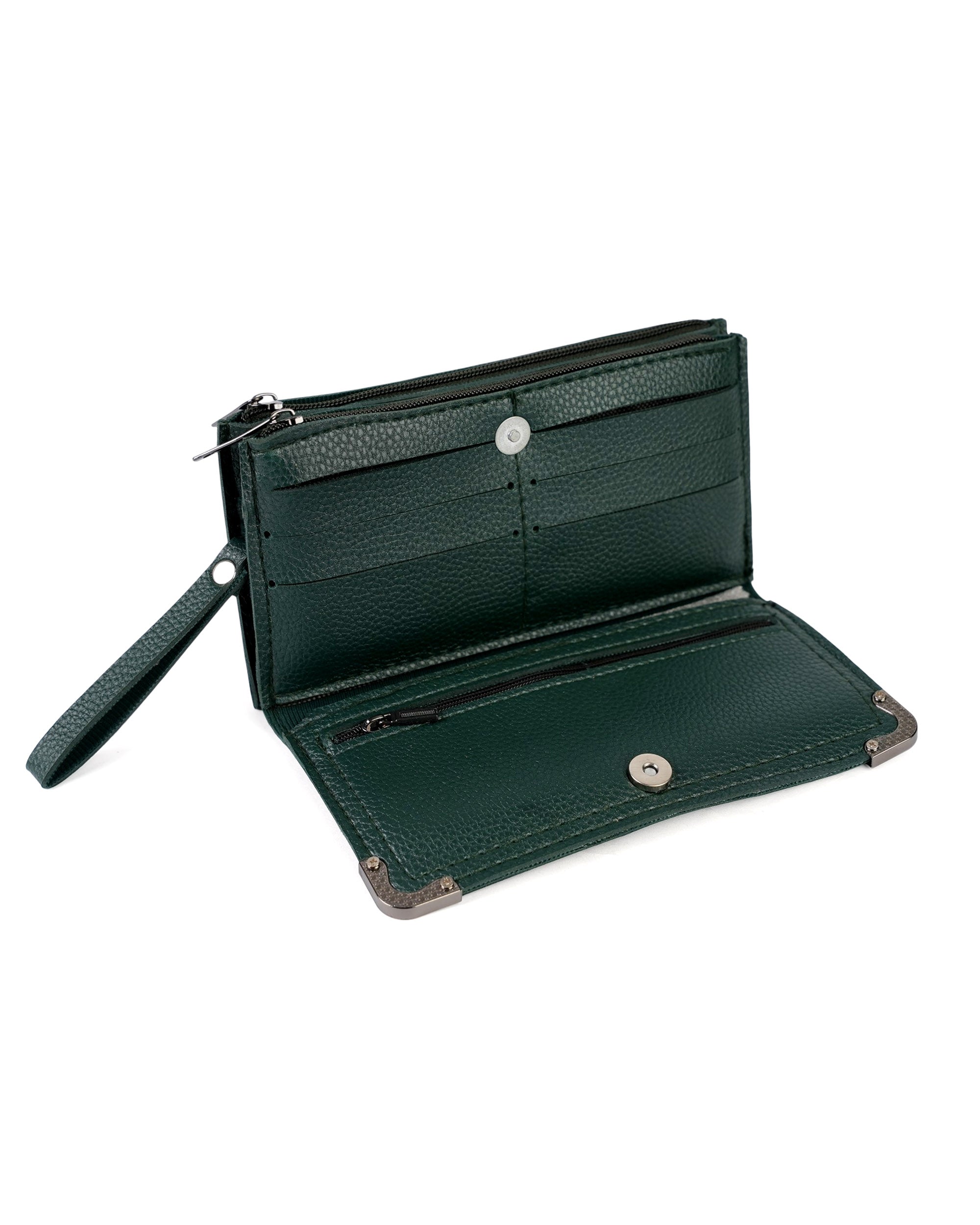 Women's Double Zipper Wallet
